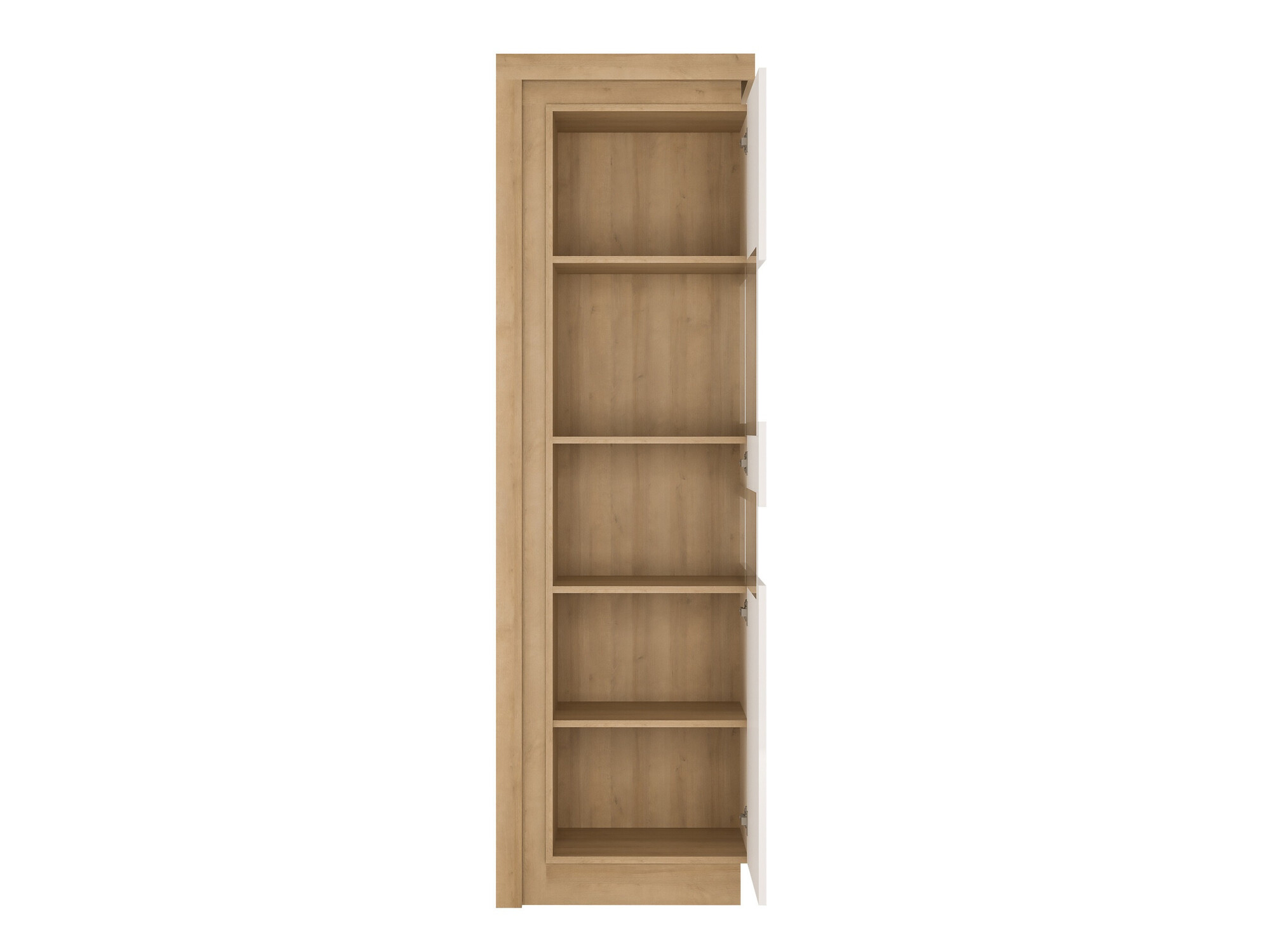 Bókahilla Feldeli 111 (Riviera eik + Hvítt háglans)
