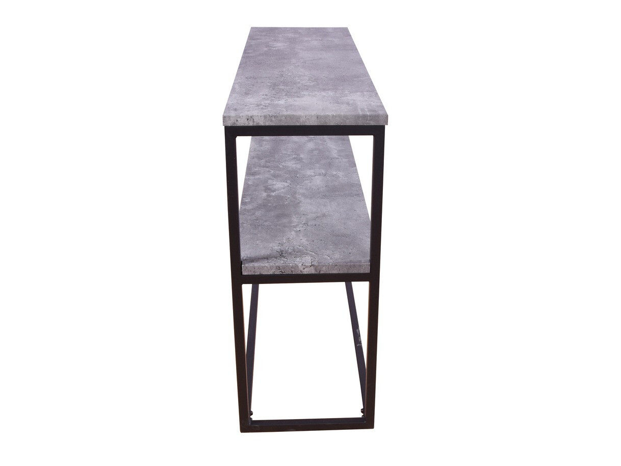 Console borð Dallas 2521 (Steinsteypa + Svartur)