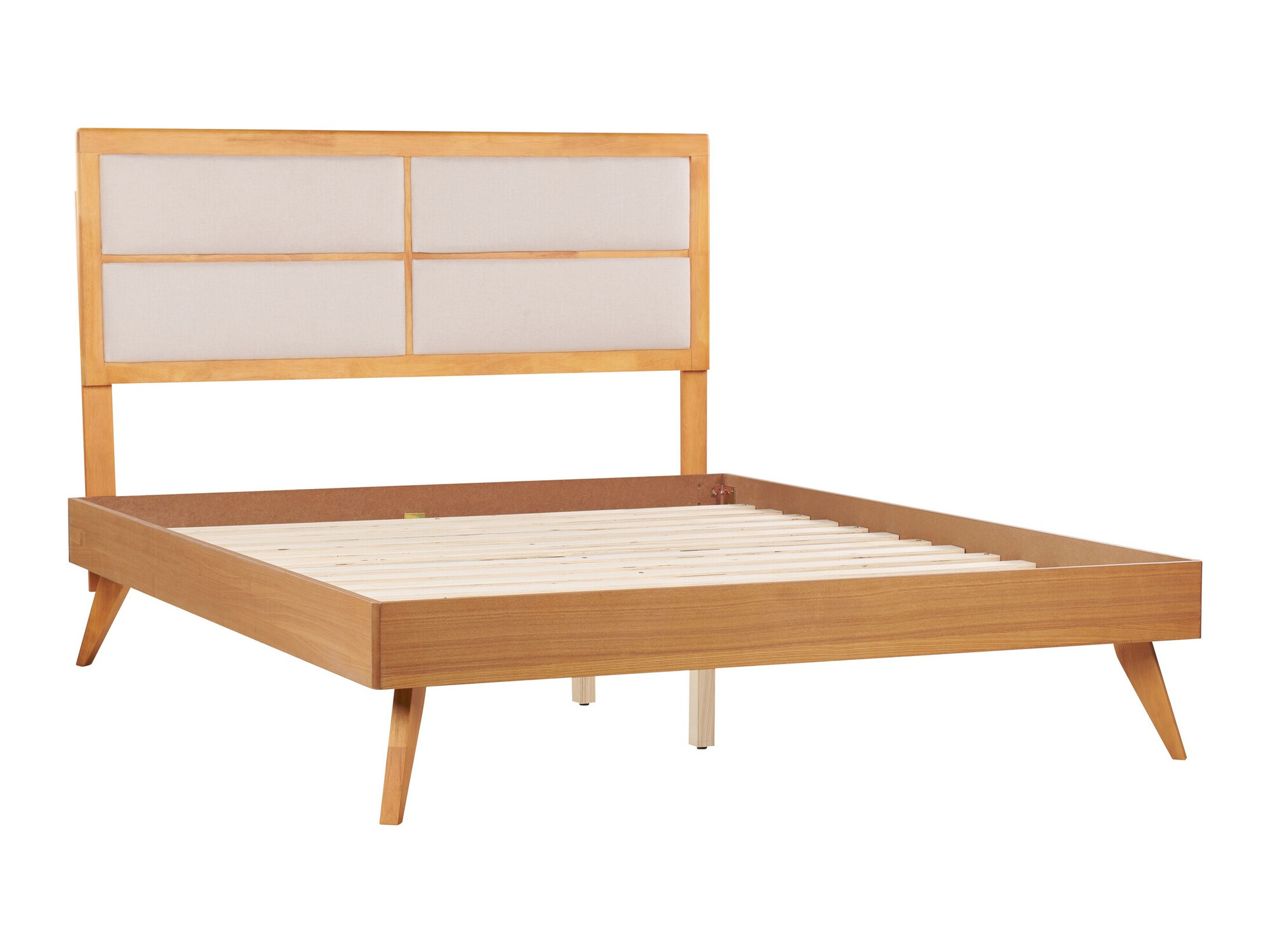 Rúm Berwyn 772 (Beige + Ljós viður)