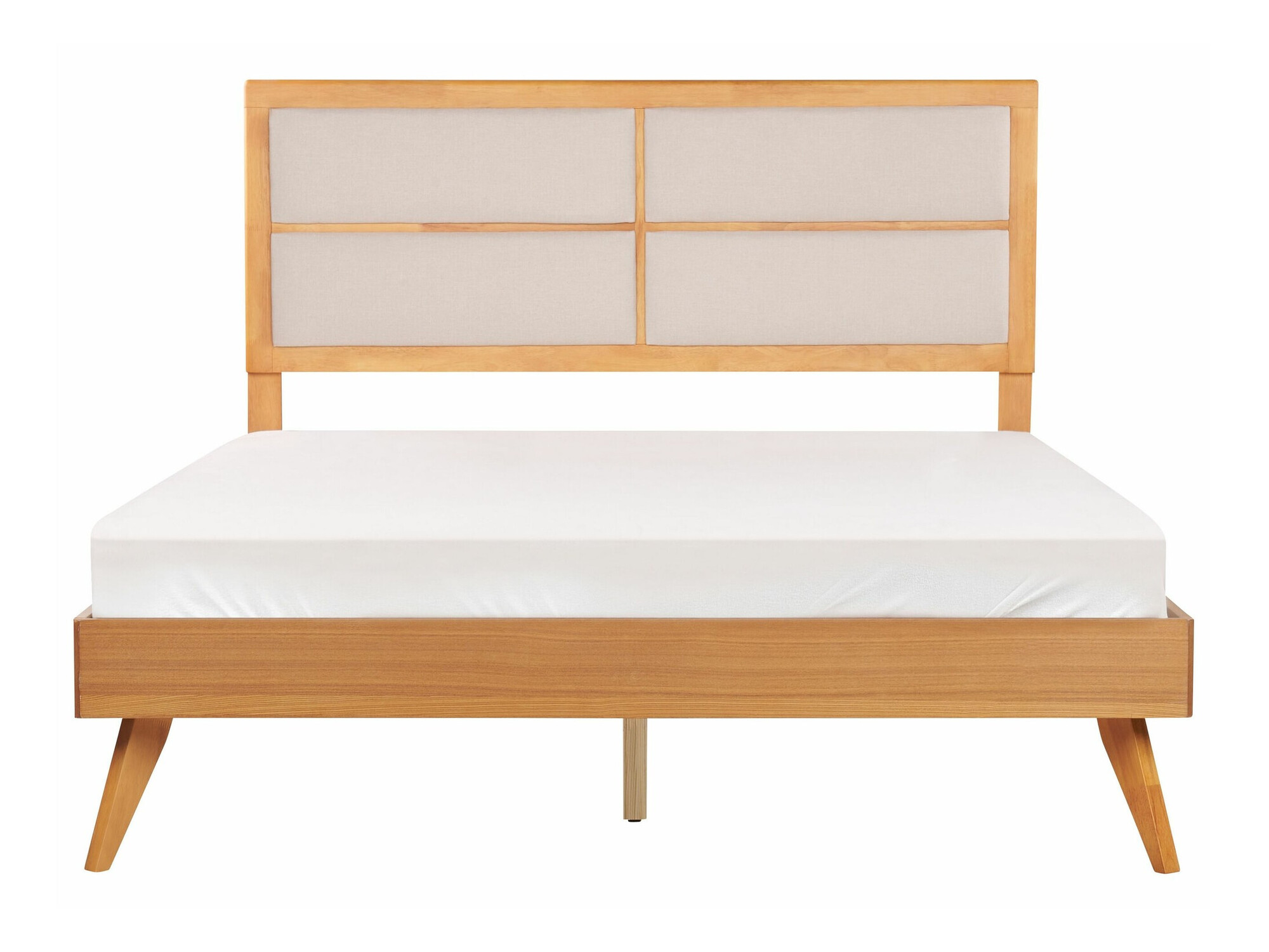 Rúm Berwyn 772 (Beige + Ljós viður)