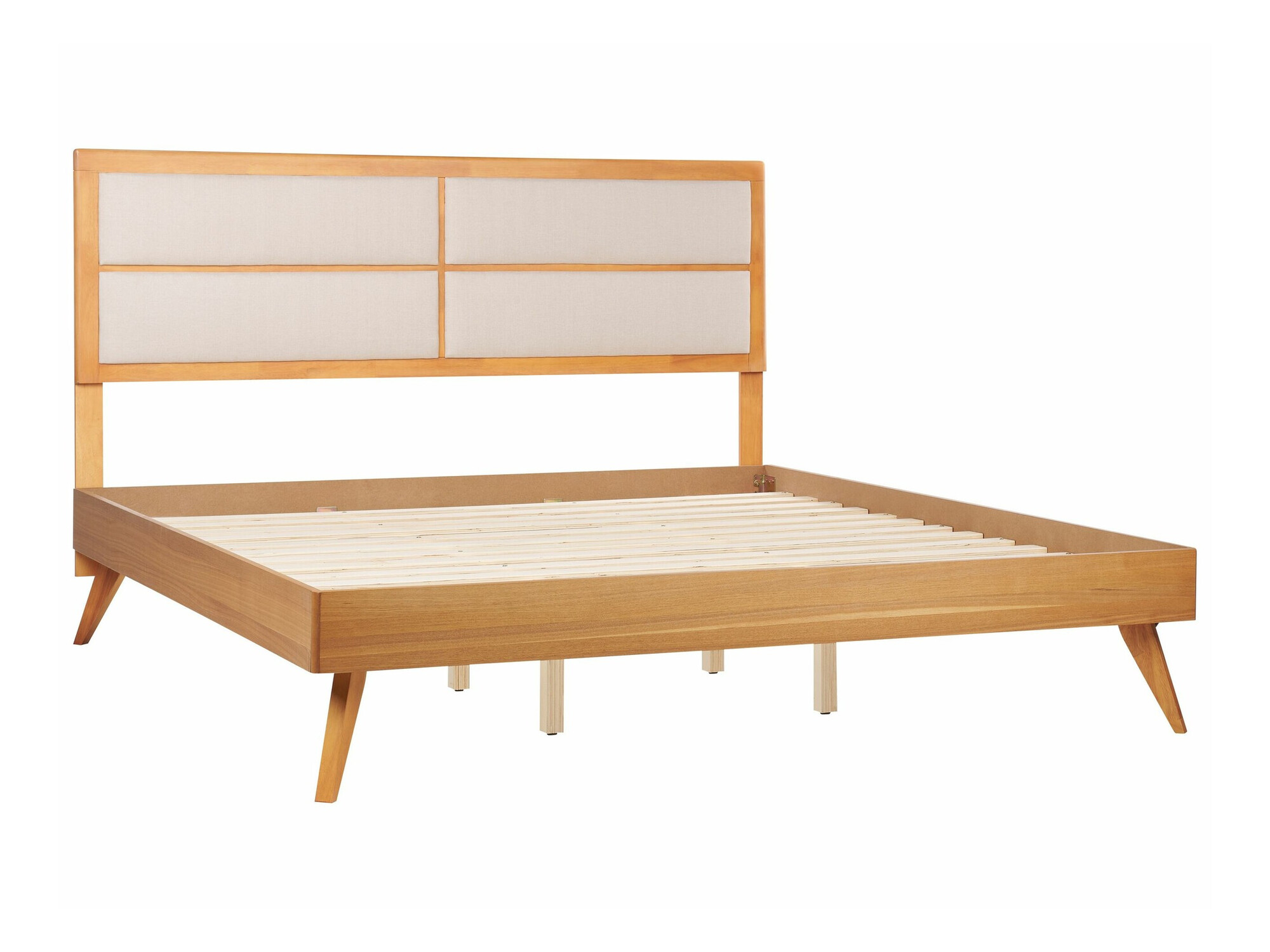 Rúm Berwyn 772 (Beige + Ljós viður)