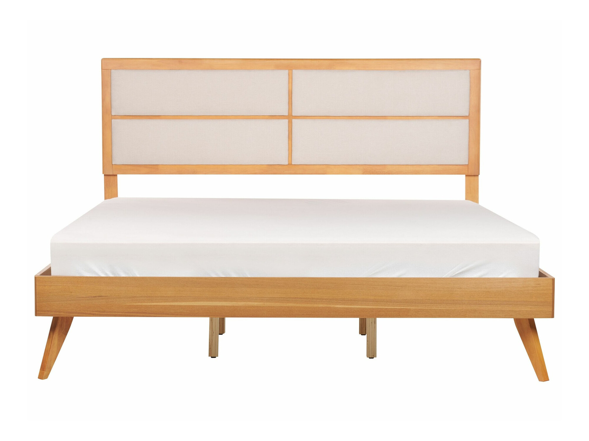 Rúm Berwyn 772 (Beige + Ljós viður)