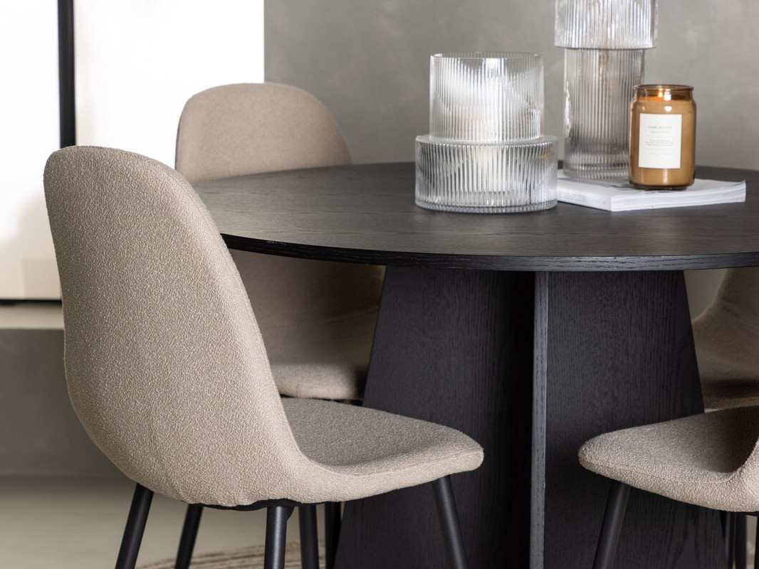 Borðstofusett Dallas 4454 (Beige)