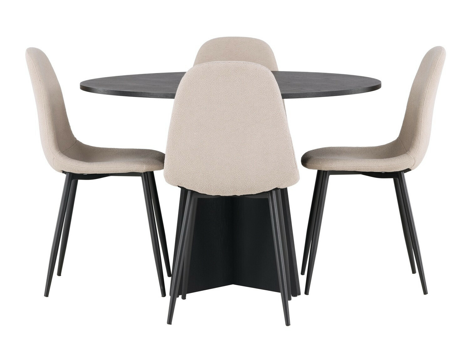 Borðstofusett Dallas 4454 (Beige)