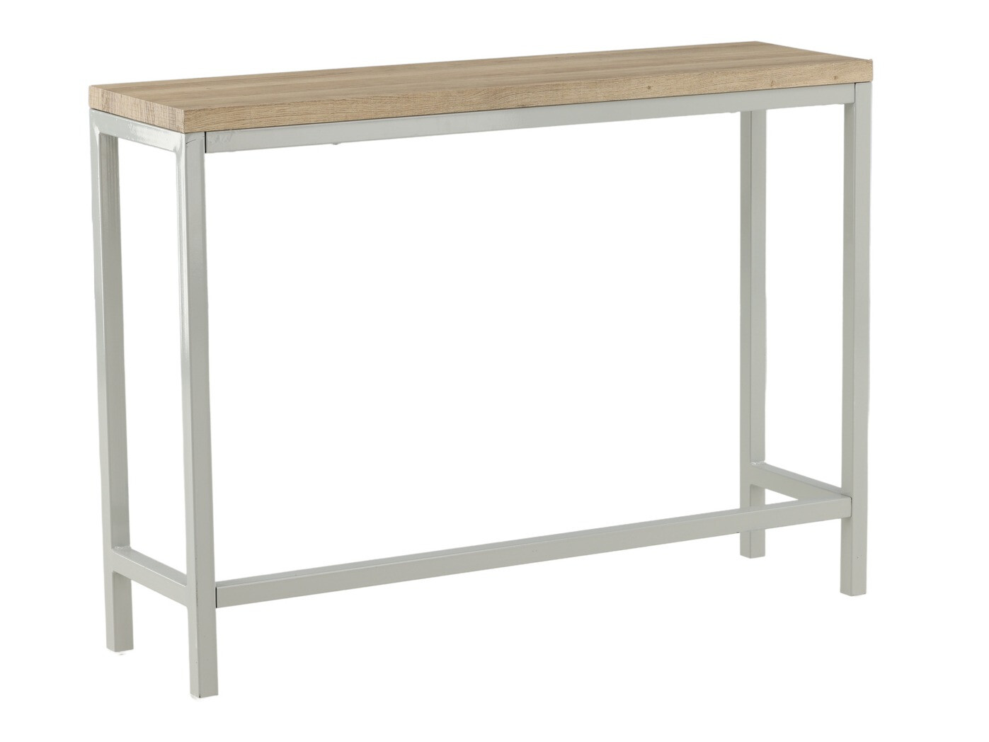 Console borð Dallas 2468 (Grár + Ljós viður)