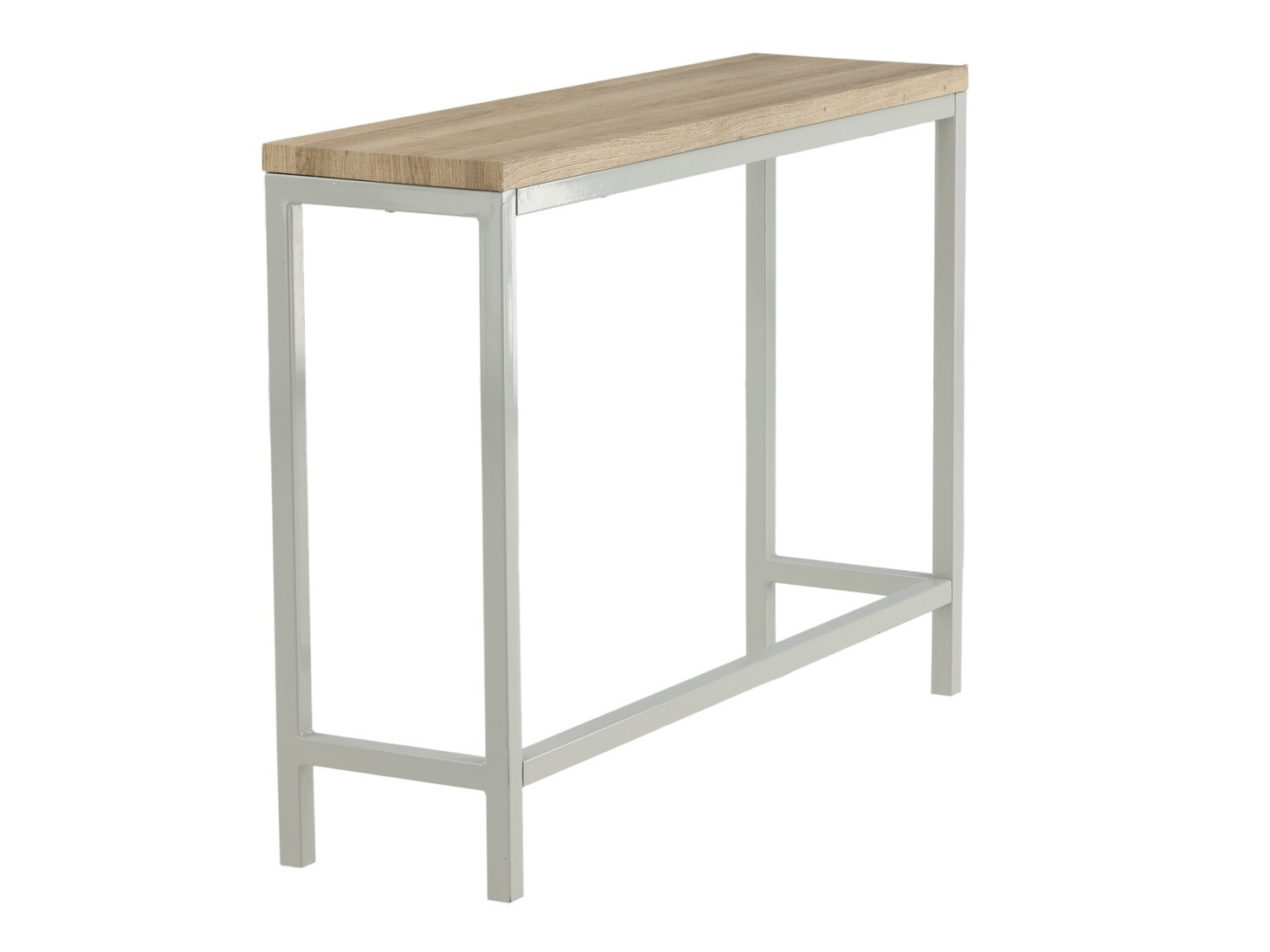 Console borð Dallas 2468 (Grár + Ljós viður)