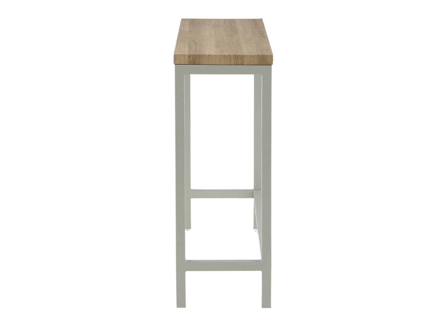 Console borð Dallas 2468 (Grár + Ljós viður)