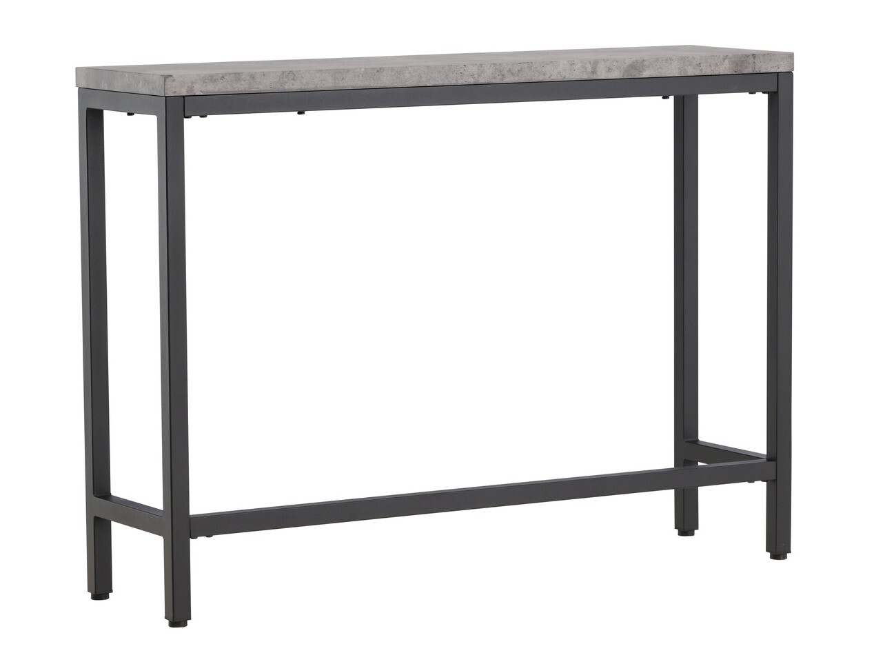 Console borð Dallas 2468 (Svartur + Steinsteypa)