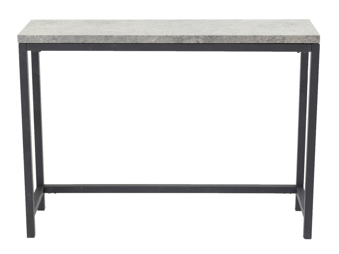 Console borð Dallas 2468 (Svartur + Steinsteypa)