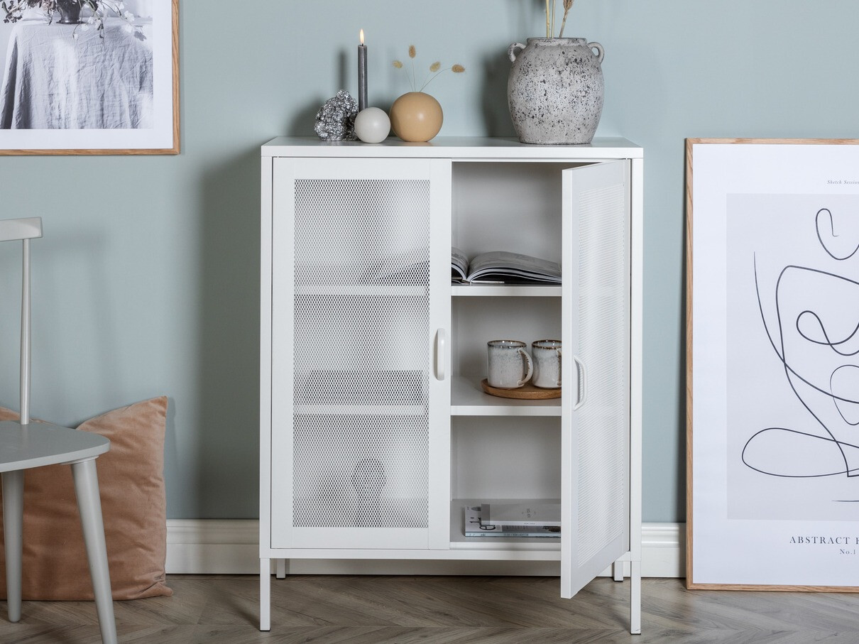 Skenkur Dallas 117 (Hvítur)
