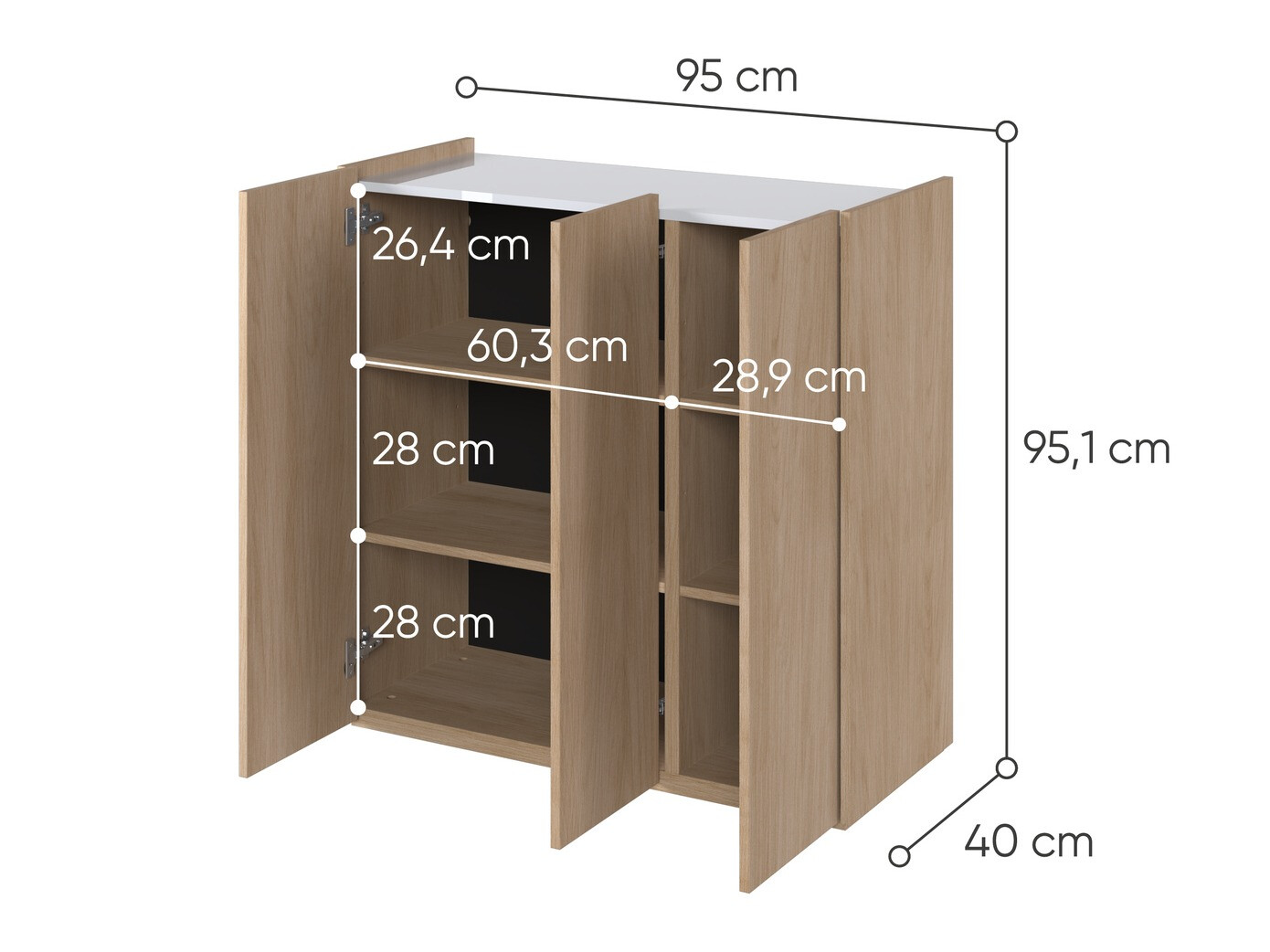 Skenkur Fresno 149 (Eik)