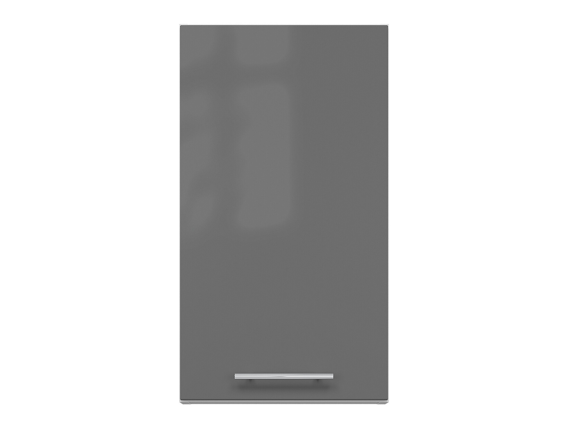 Skápaeining á vegg Glossy Grey 101