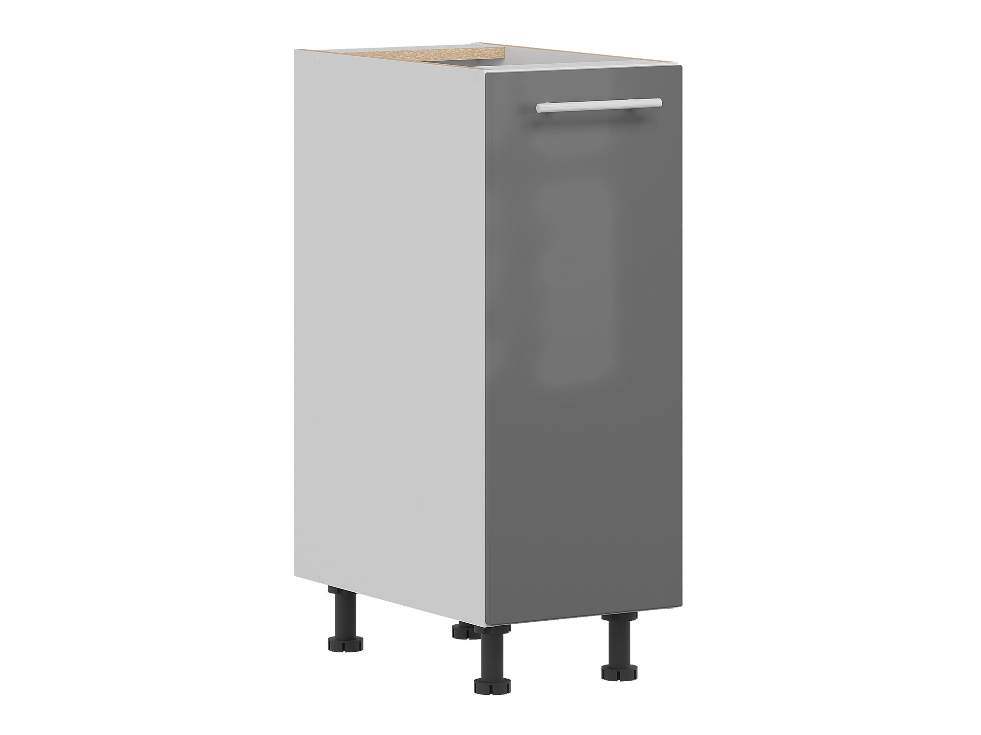 Skápaeining með hurðum Tiffa Grey 136