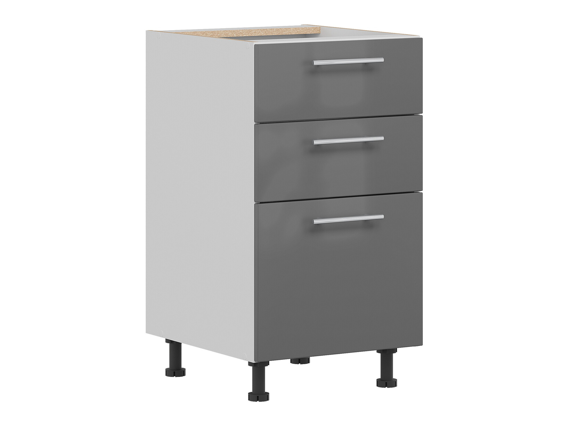 Skápaeining með skúffum Tiffa Grey 139