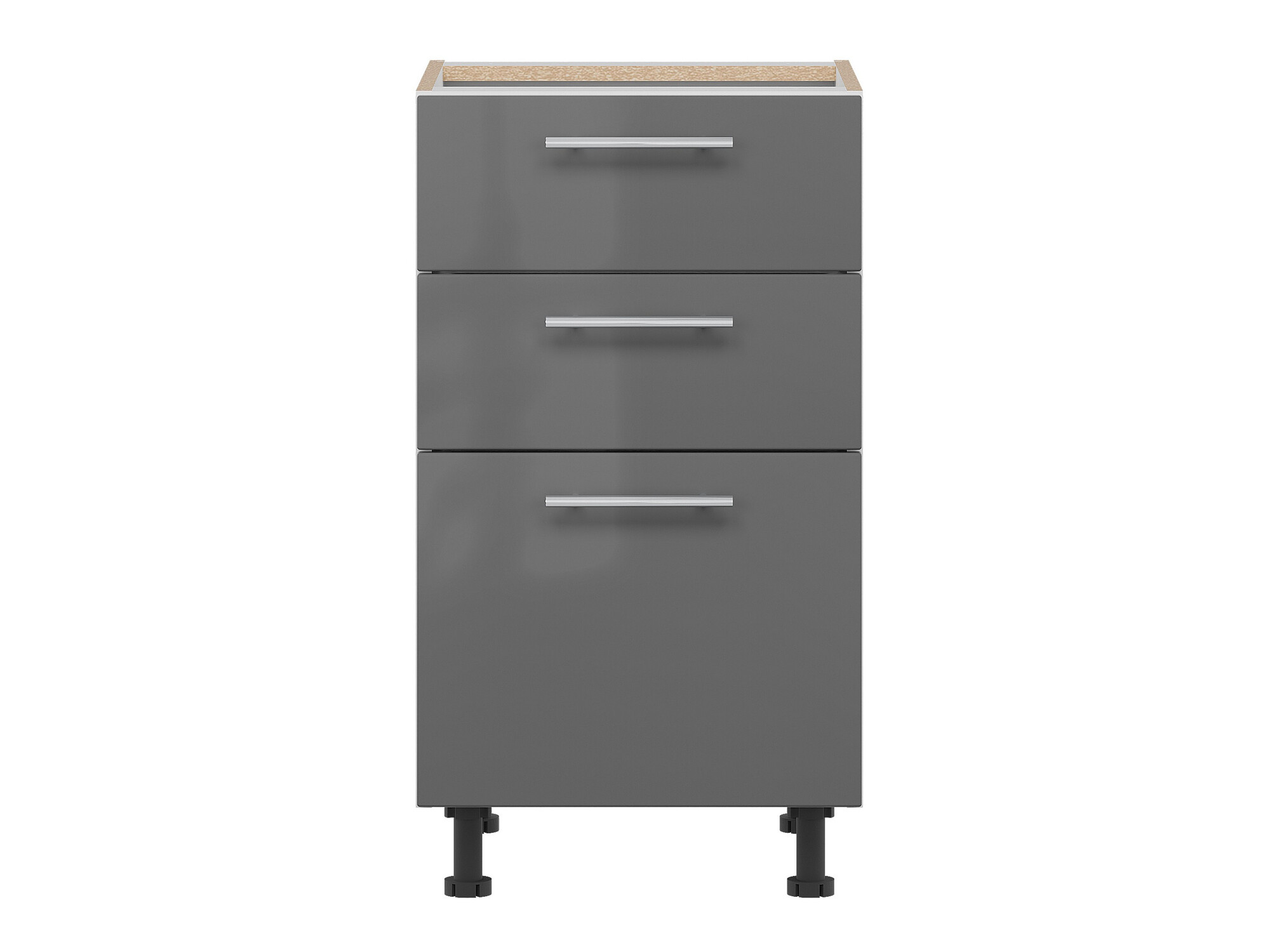 Skápaeining með skúffum Tiffa Grey 139