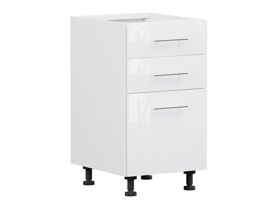 Skápaeining með skúffum Tiffa White 142