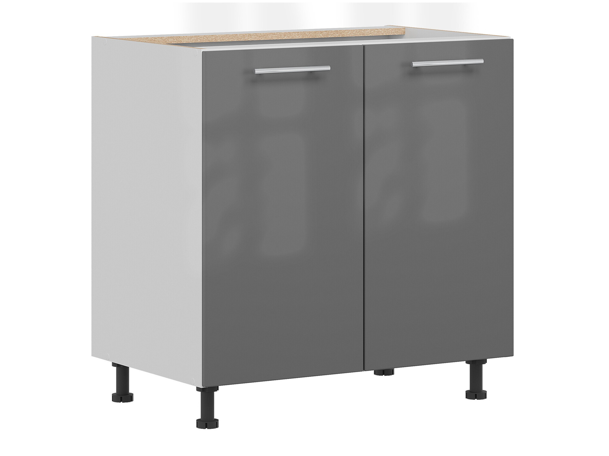 Skápaeining með hurðum Tiffa Grey 143