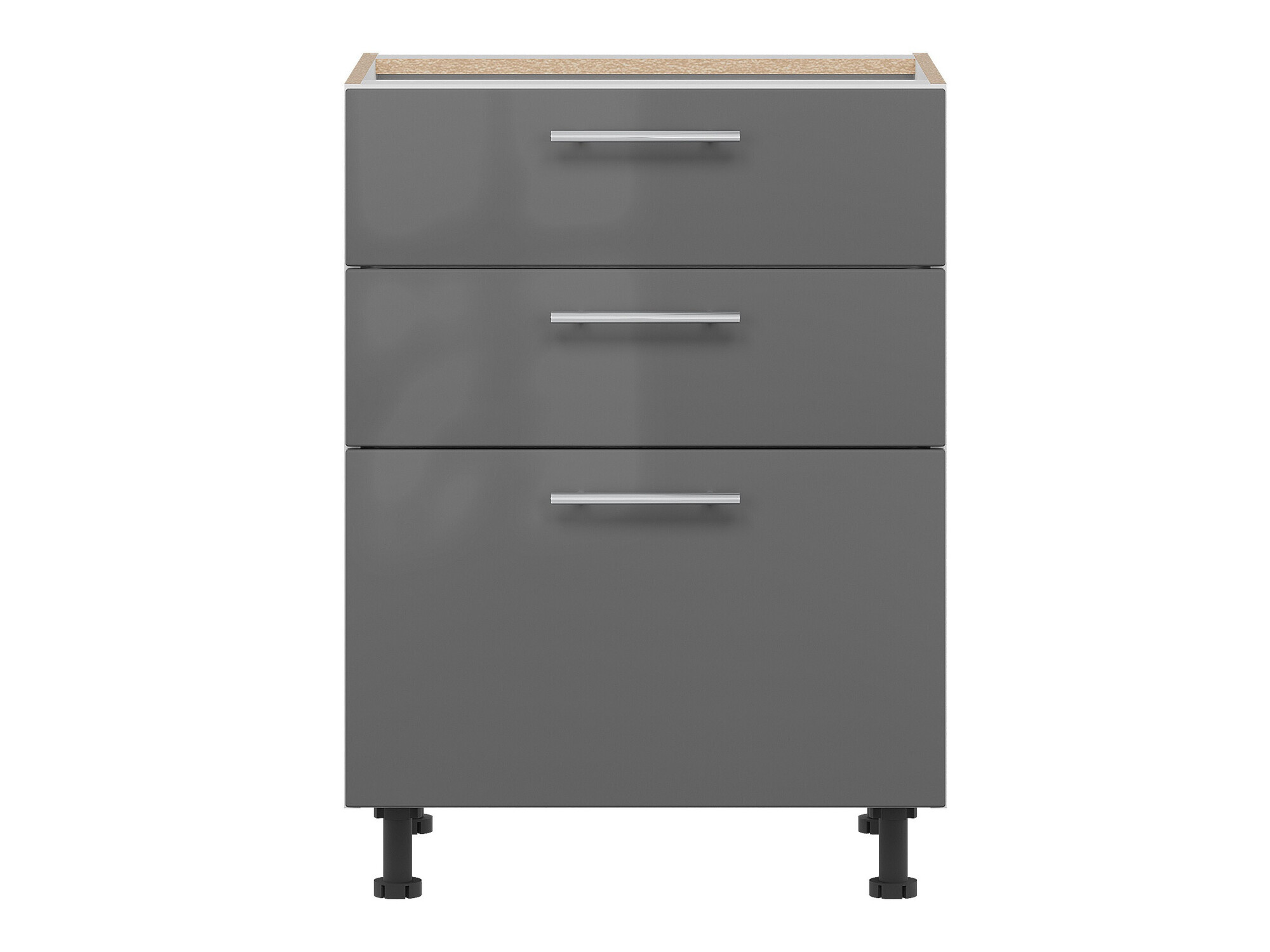 Skápaeining með skúffum Tiffa Grey 142