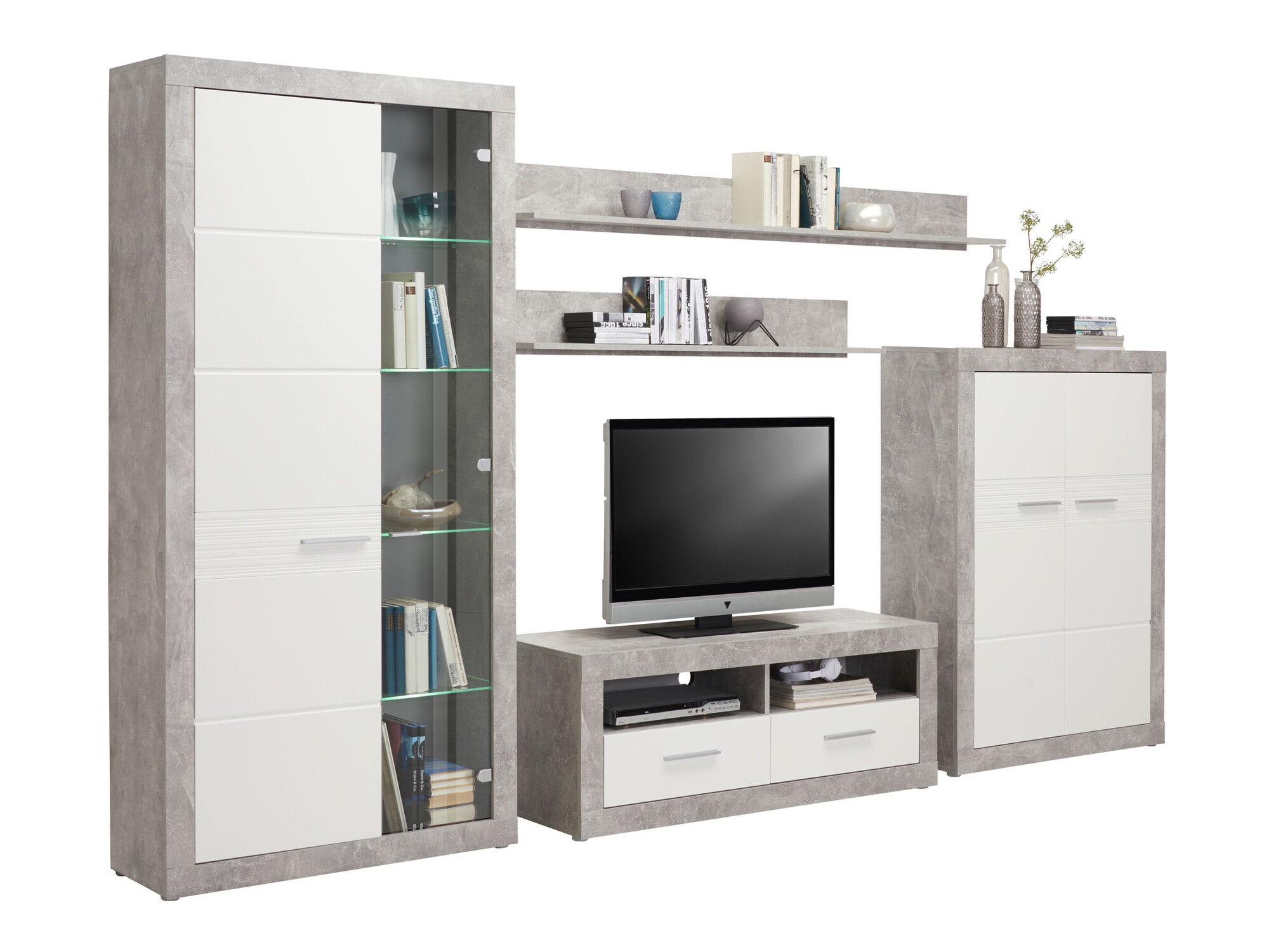 Stofusett Romfera 115 (Grár + Hvítur)