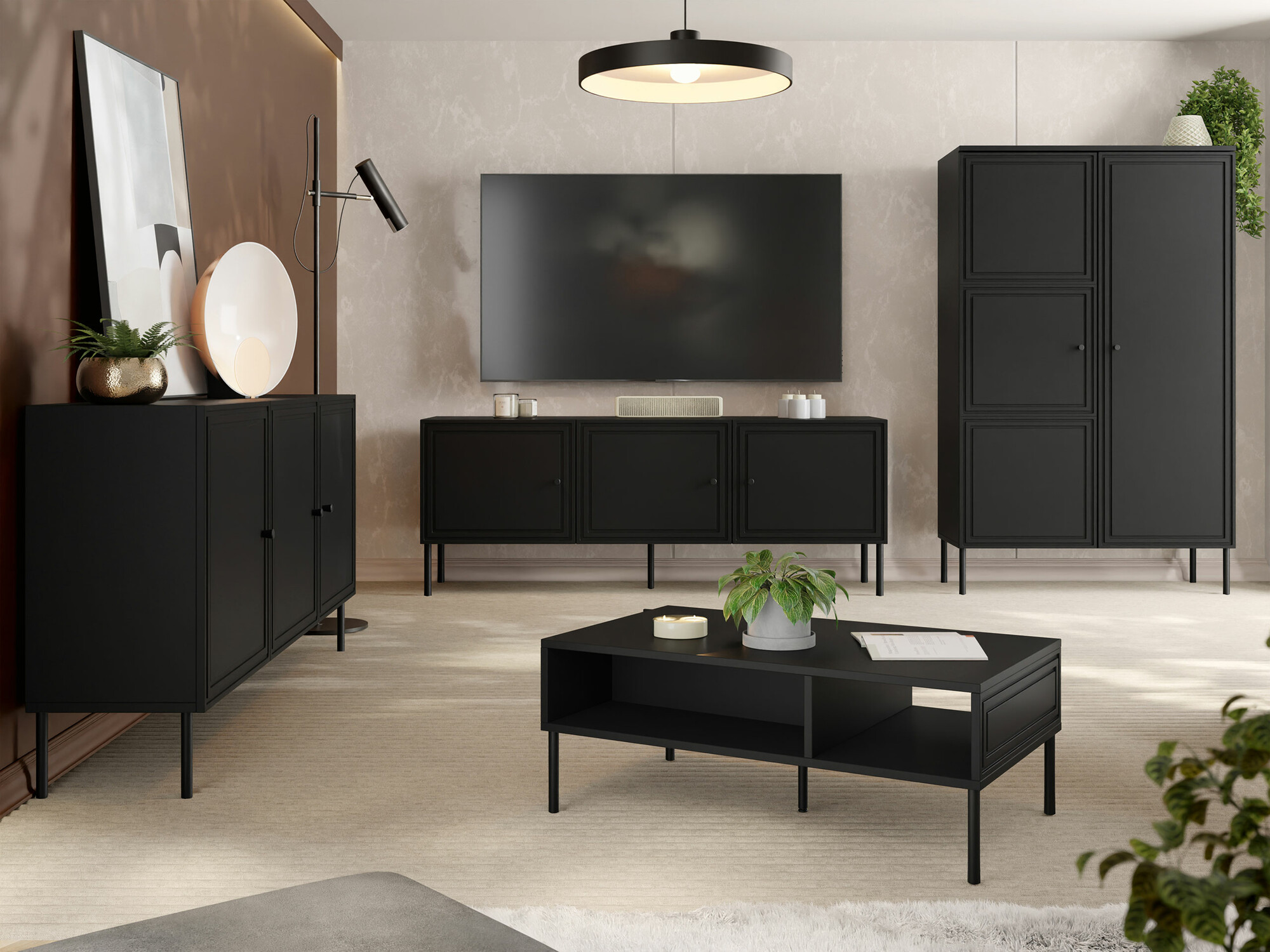 Stofusett Celra (Svartur)