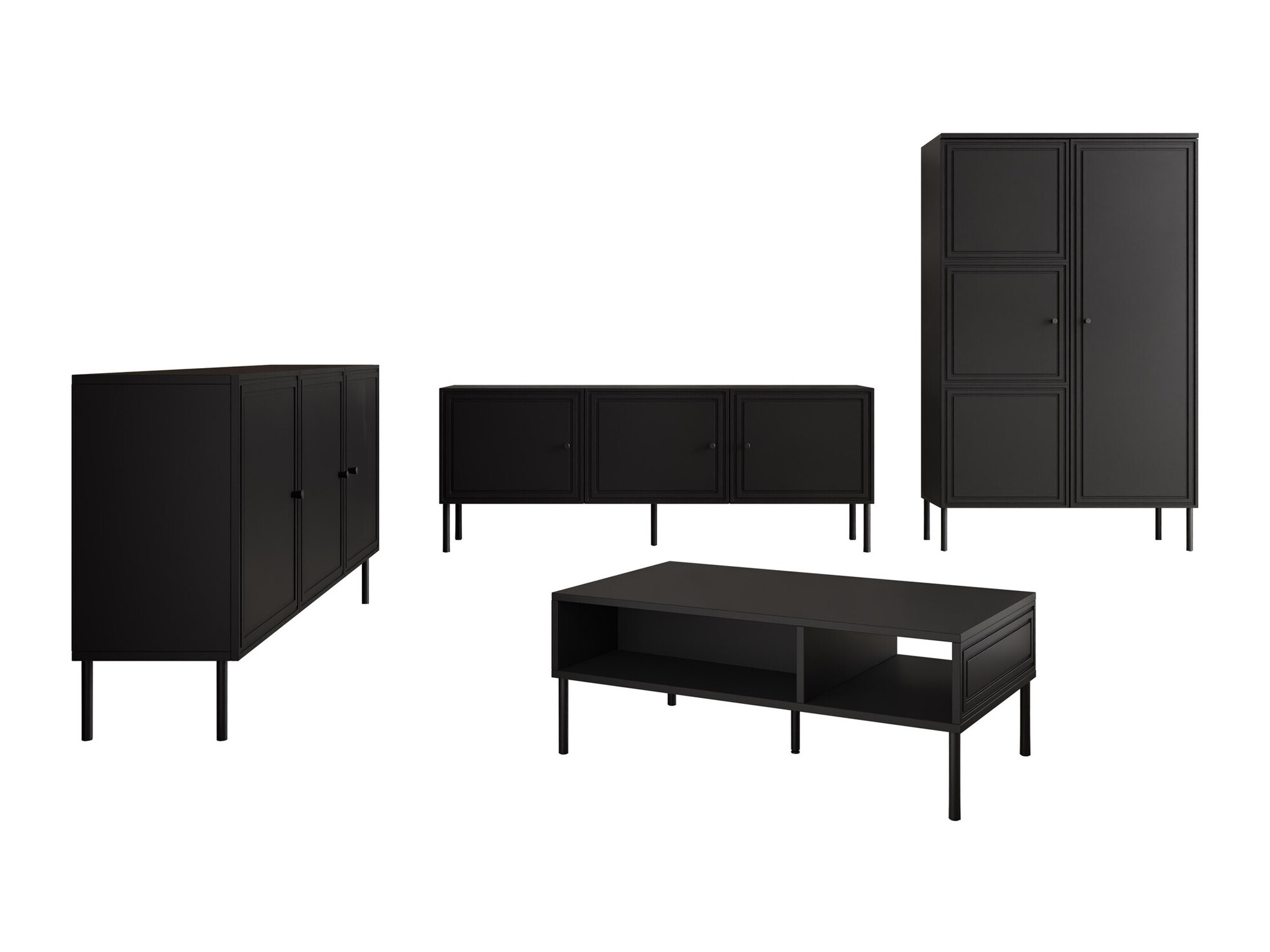 Stofusett Celra (Svartur)