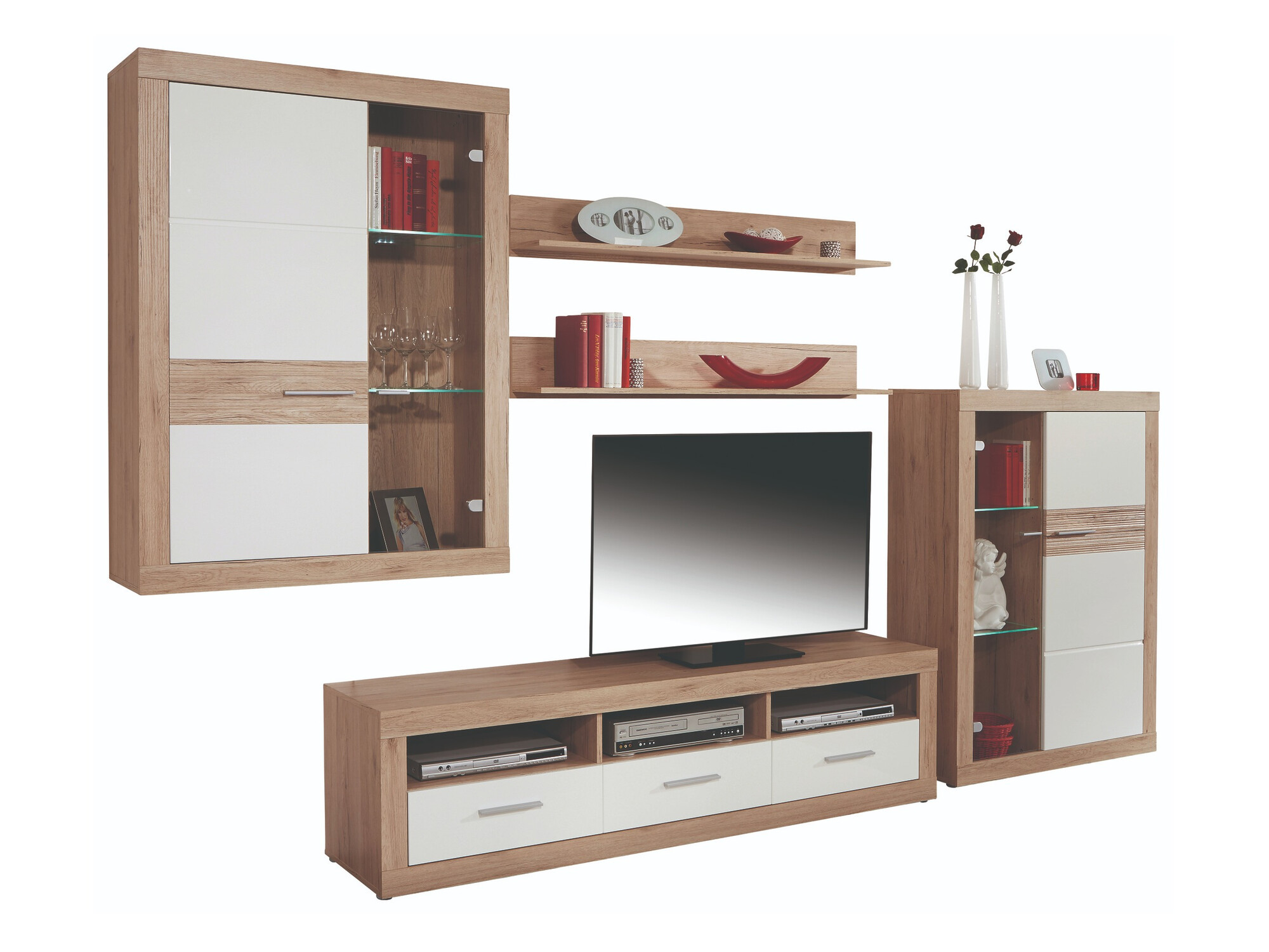 Stofusett Romfera 116 (San Remo-eik + Hvítur)