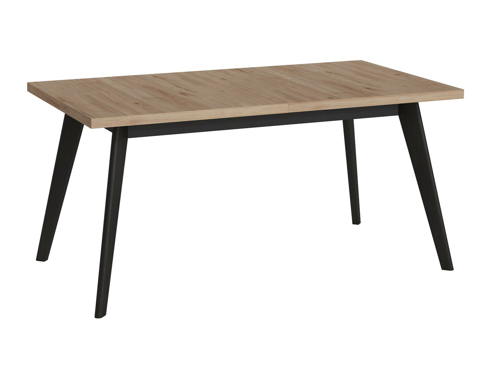 Borð Ontario 126 (Svartur + Hickory eik)