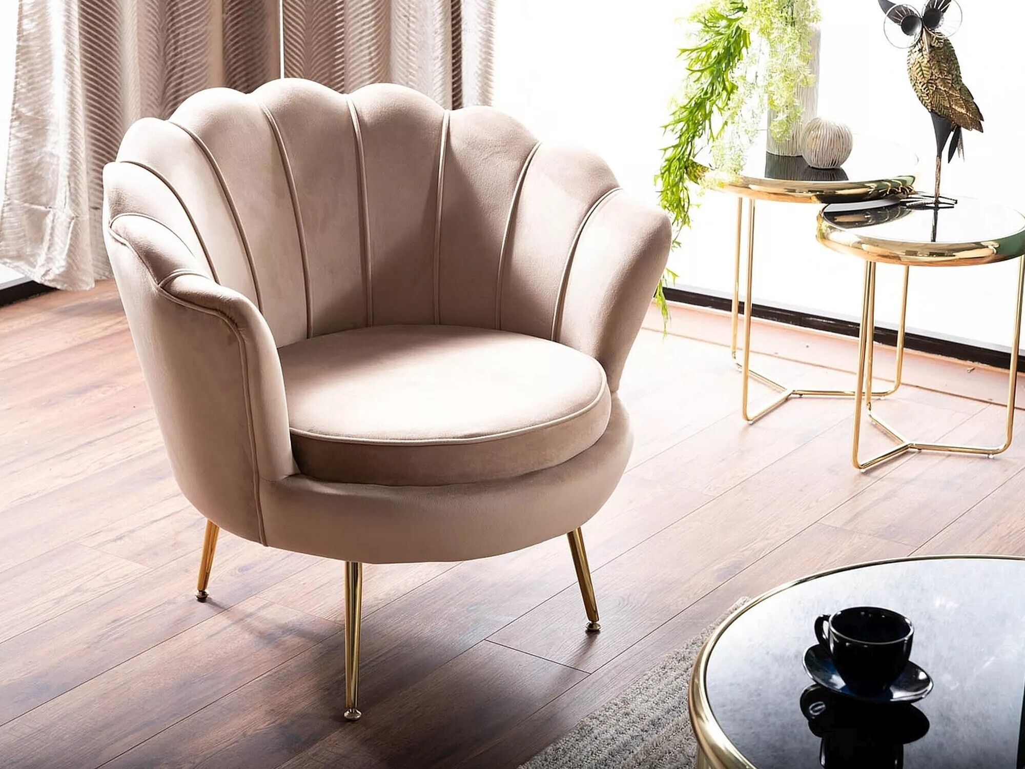 Hægindastóll Detroit 483 (Beige)