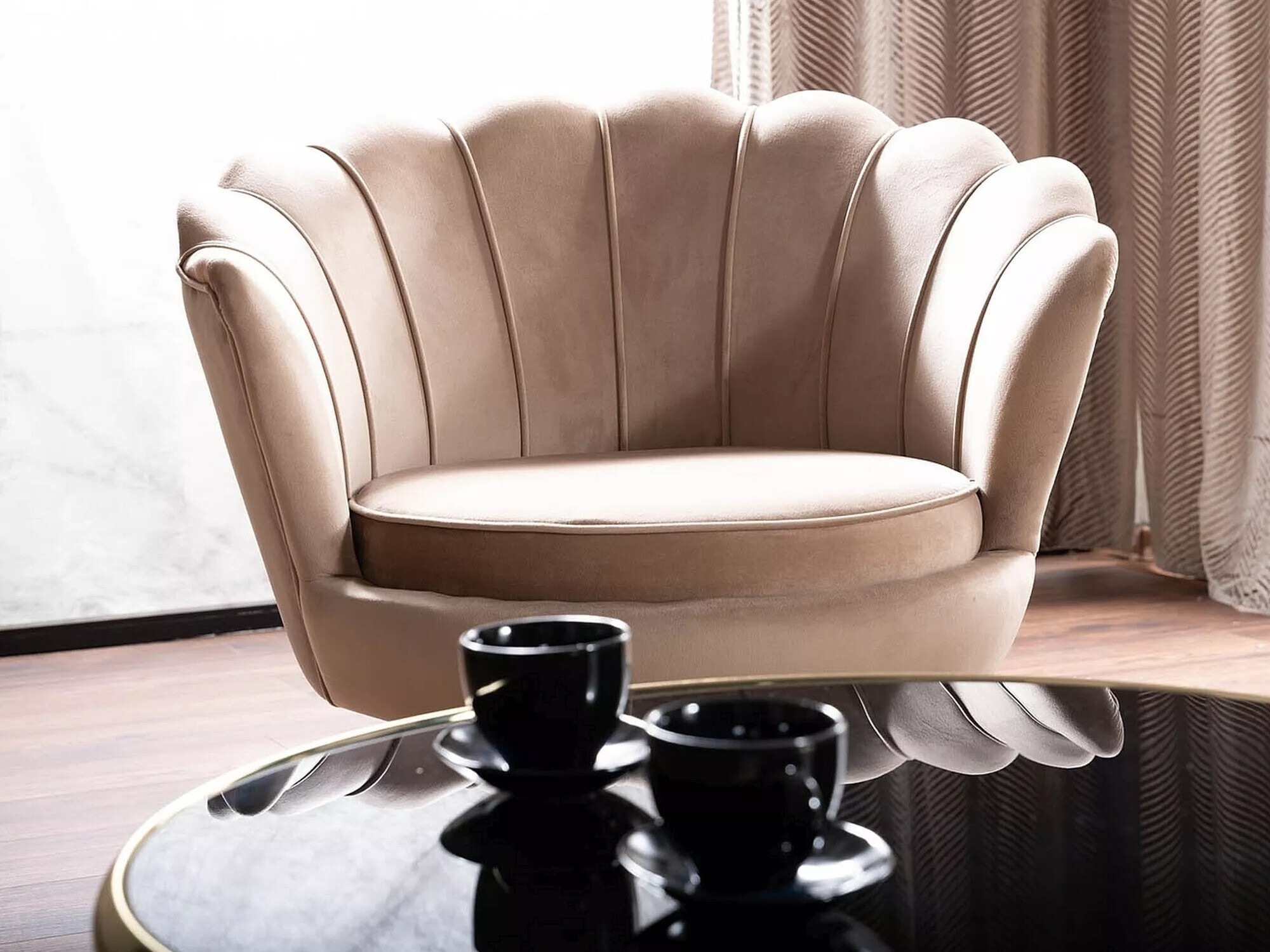 Hægindastóll Detroit 483 (Beige)