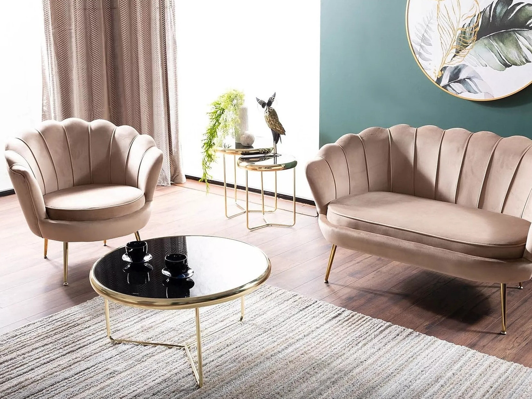 Hægindastóll Detroit 483 (Beige)