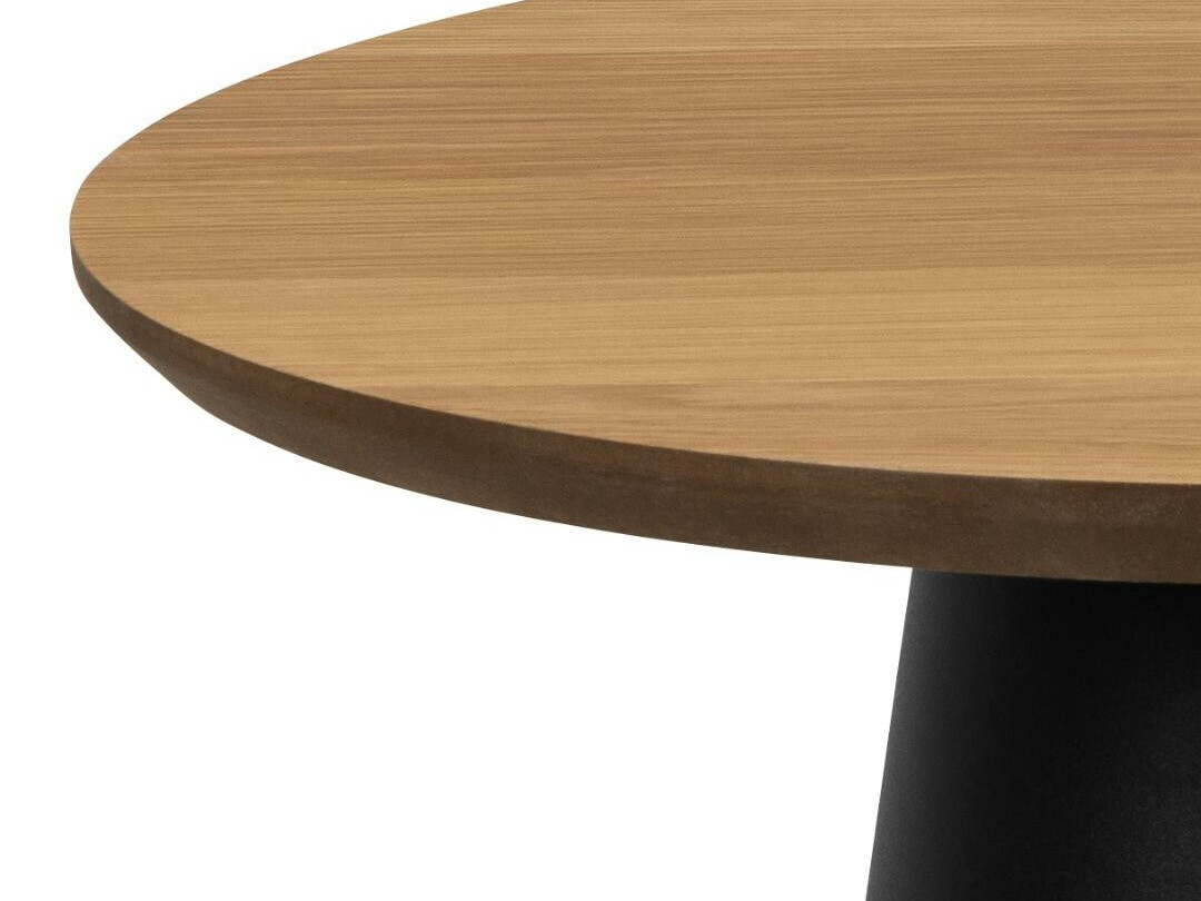 Hliðarborð Norsica 950 (Svartur + Eik)