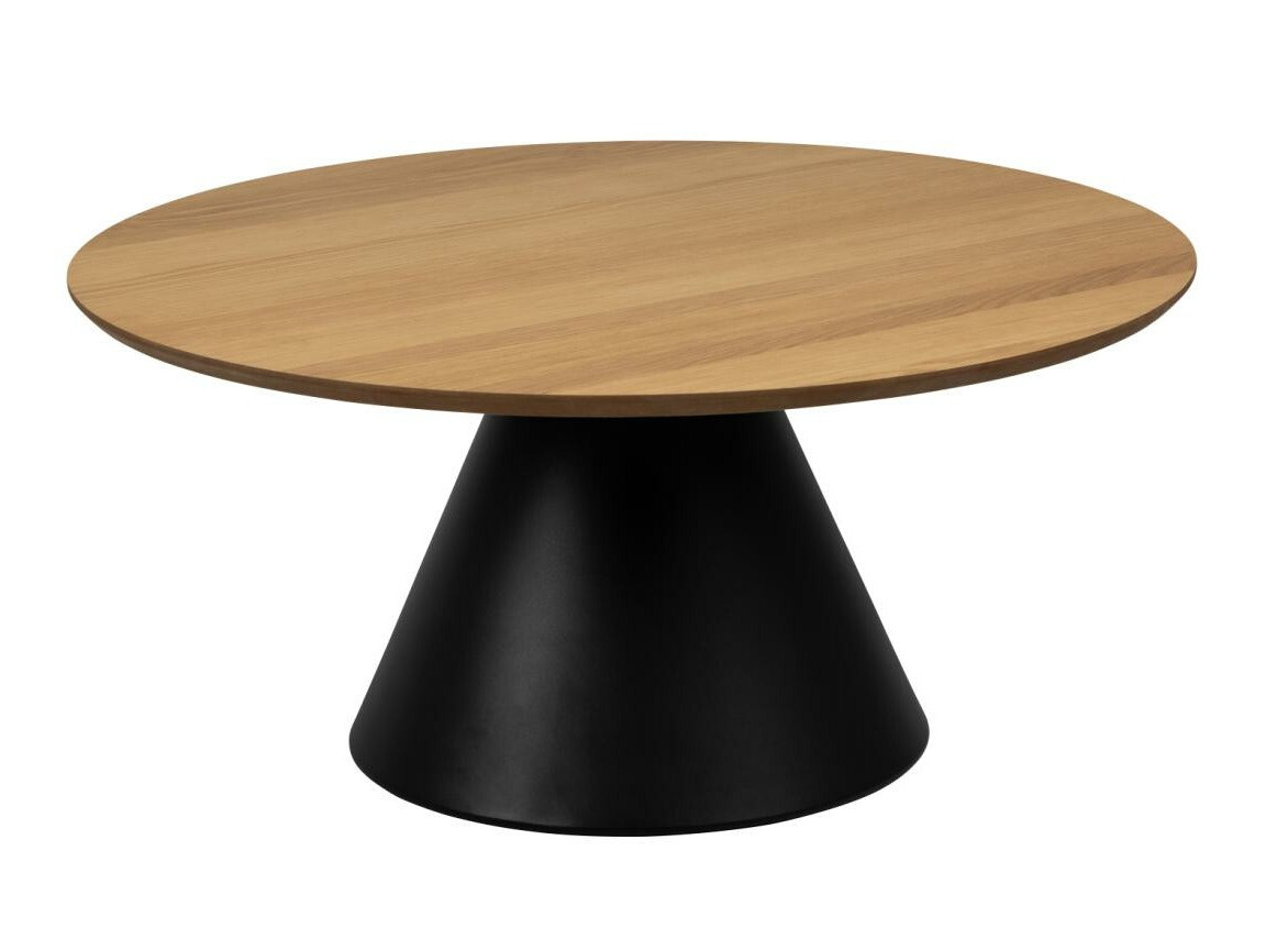 Sófaborð Norsica 908 (Svartur + Eik)