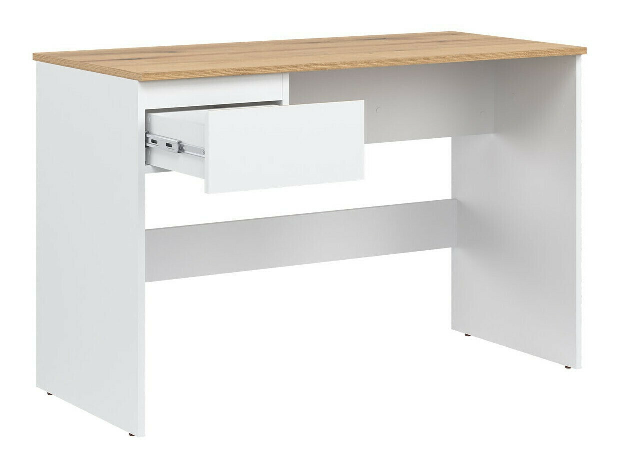 Heimaskrifstofusett Catelbi 118 (Hvítur + Eik)