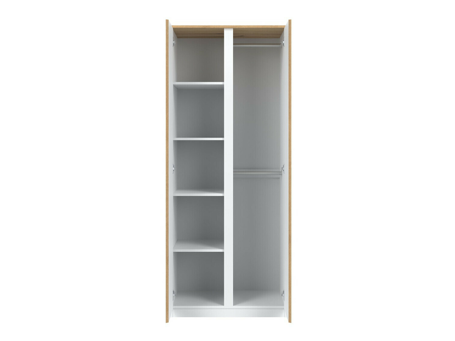 Heimaskrifstofusett Catelbi 118 (Hvítur + Eik)