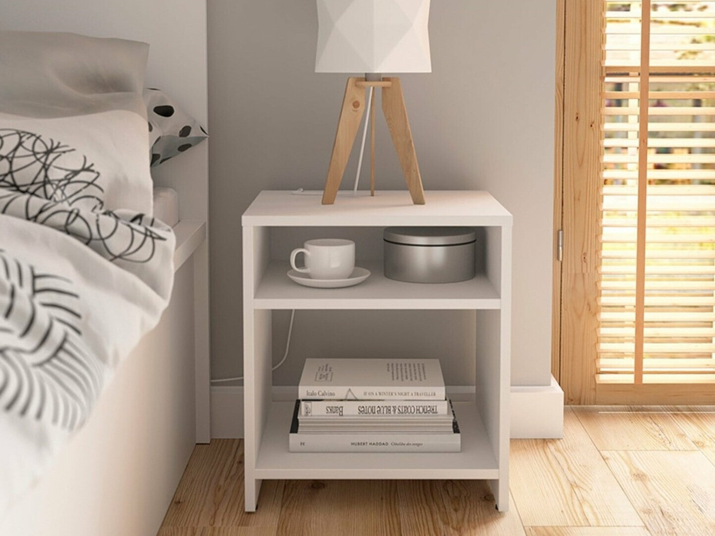 Náttborð Votola 106 (Hvítur)