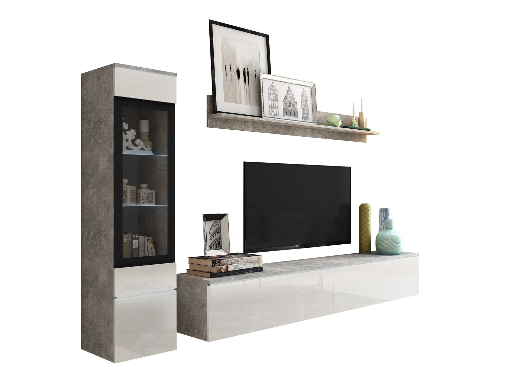 Stofusett Mirfivo 100 (Steinsteypa + Hvítt háglans)