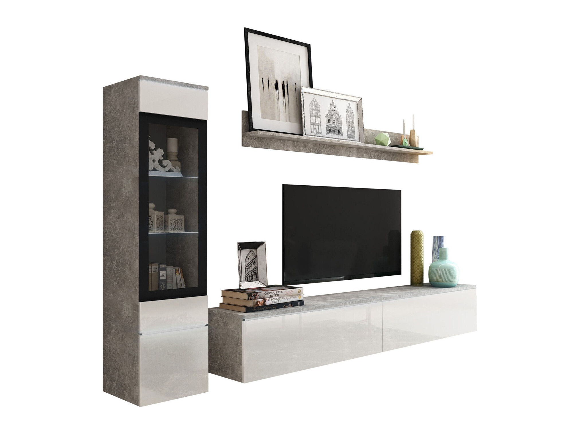 Stofusett Mirfivo 100 (Steinsteypa + Hvítt háglans)