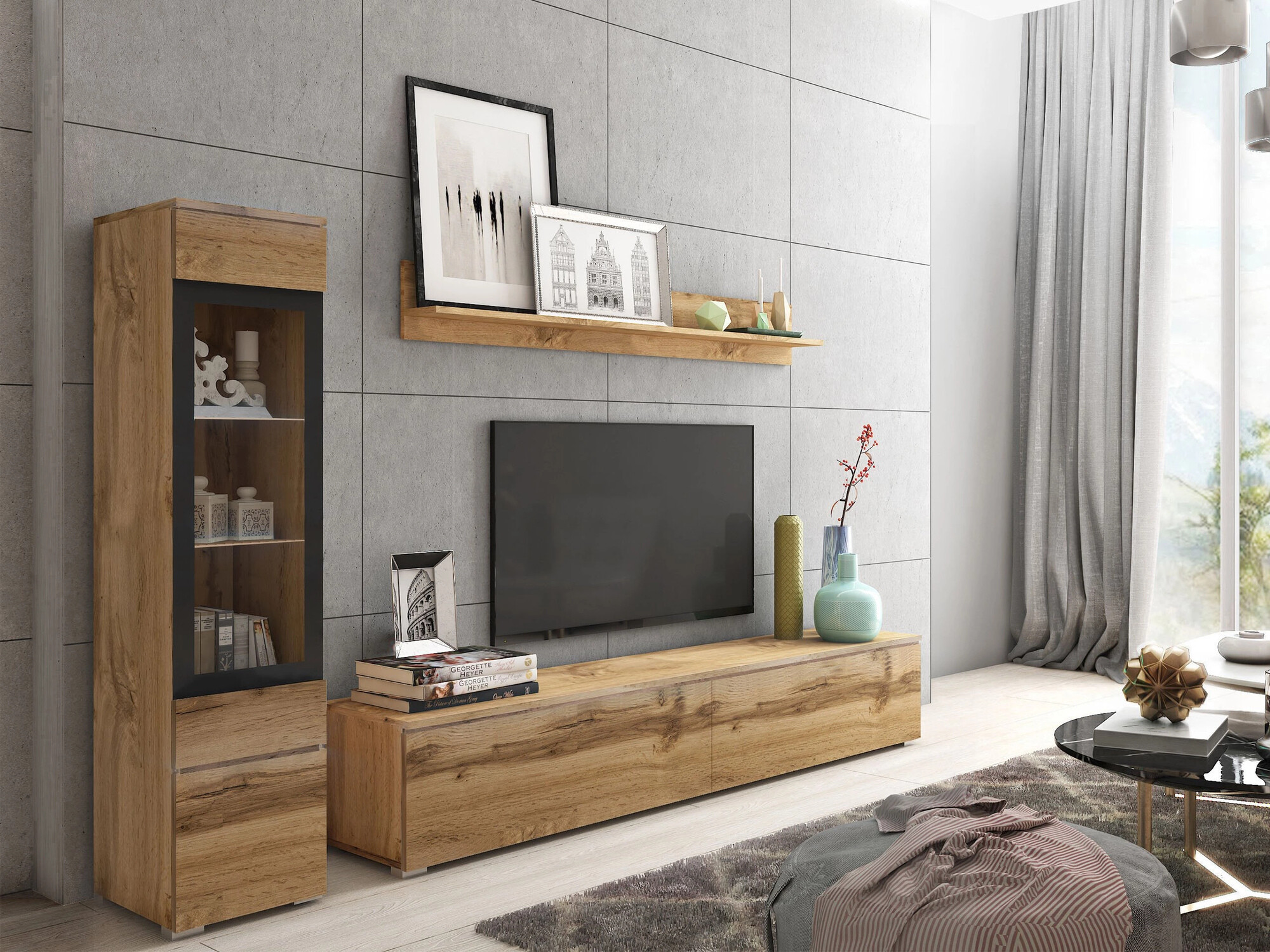 Stofusett Mirfivo 100 (Wotan-eik)