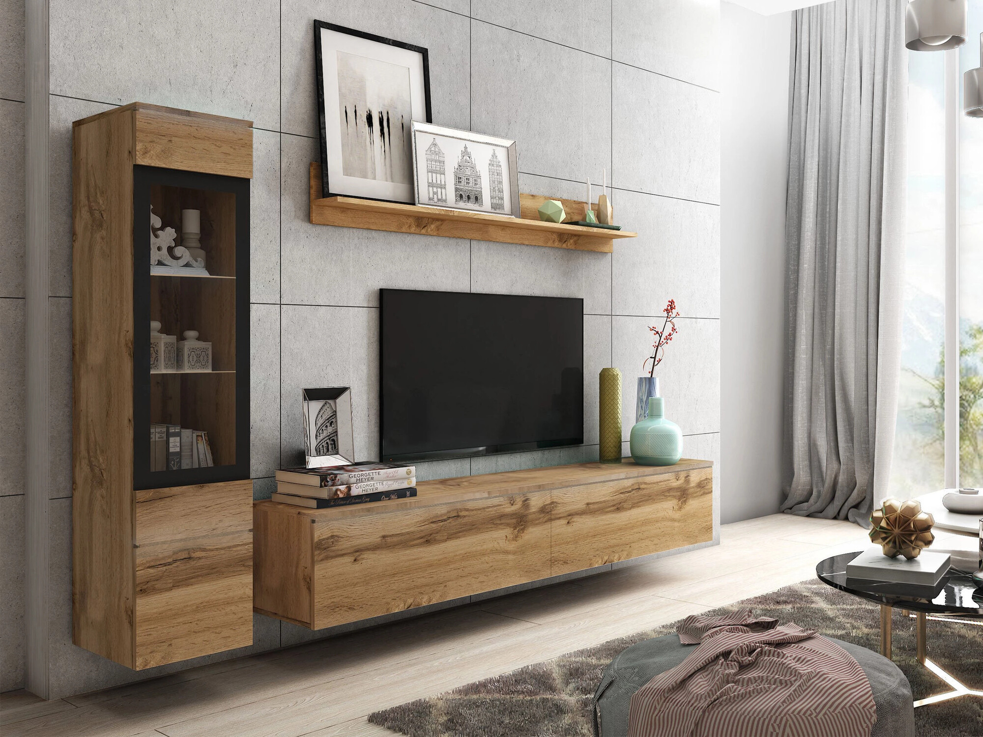 Stofusett Mirfivo 100 (Wotan-eik)