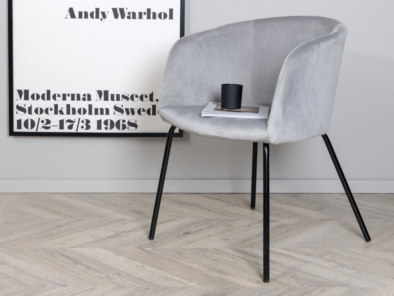 Stóll Dallas 2603 (Grár + Svartur)