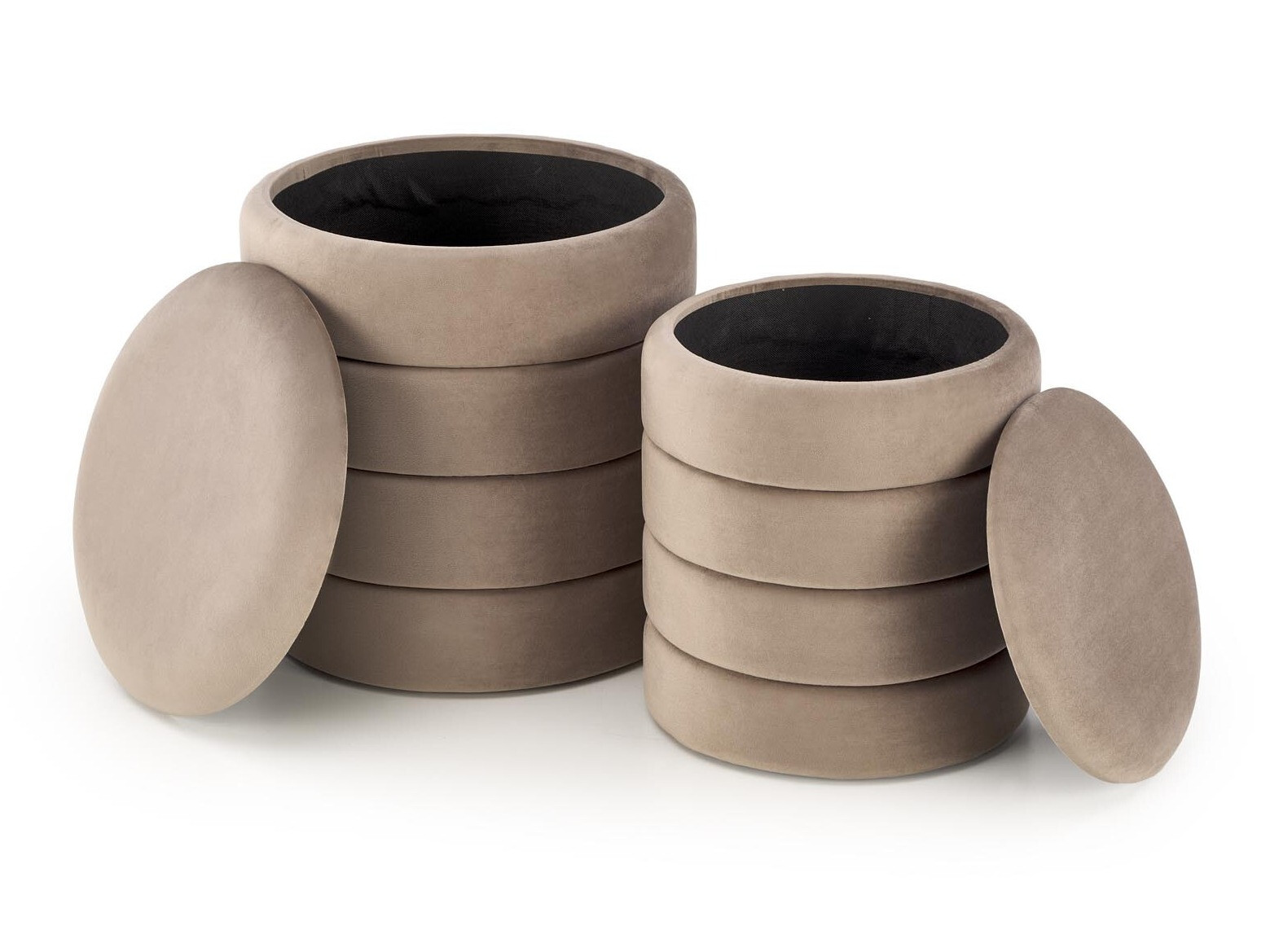 Sett af skemlum Houston 1780 (Beige)