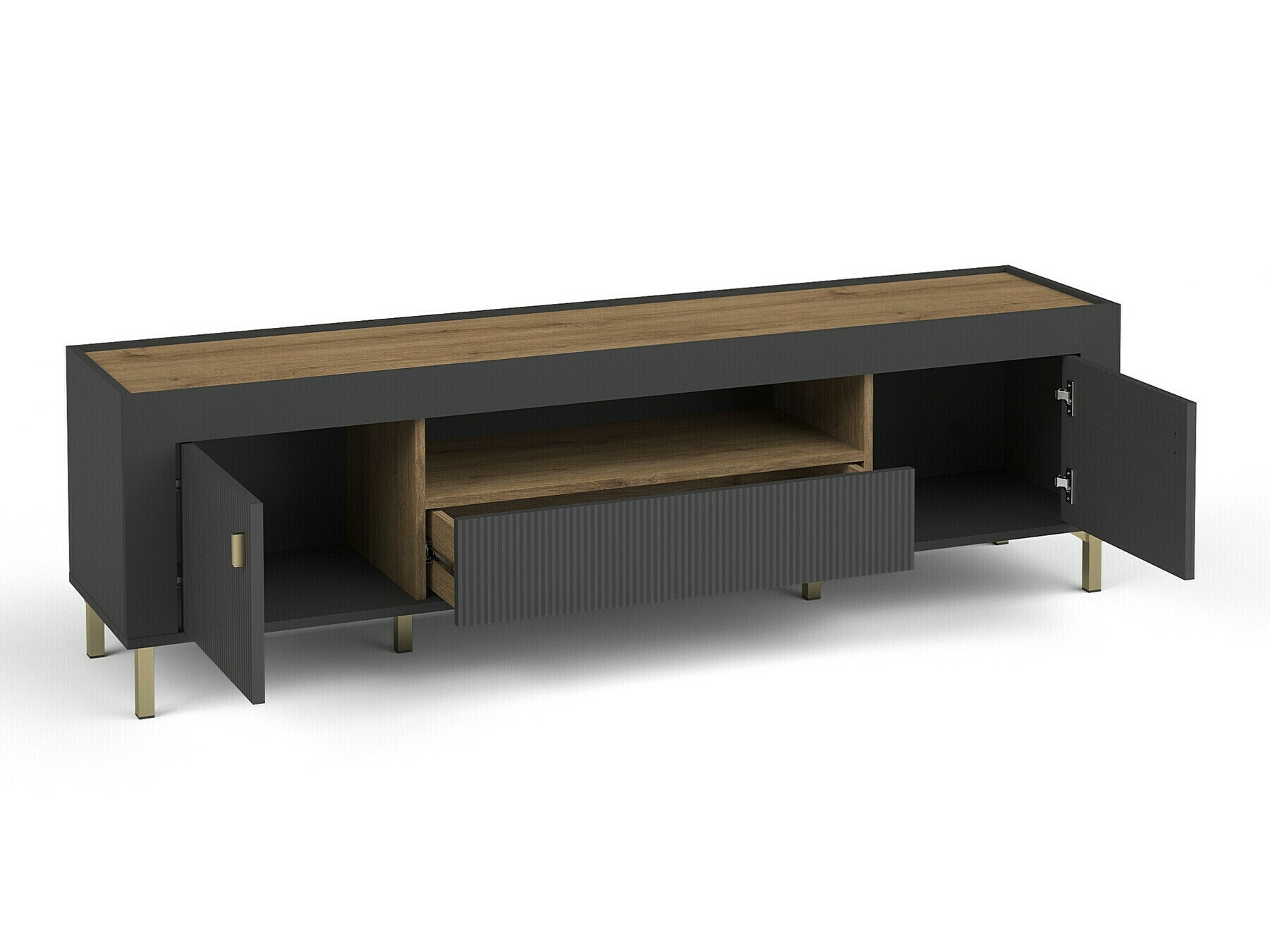 Stofusett Mormavu 115 (Matt svart)