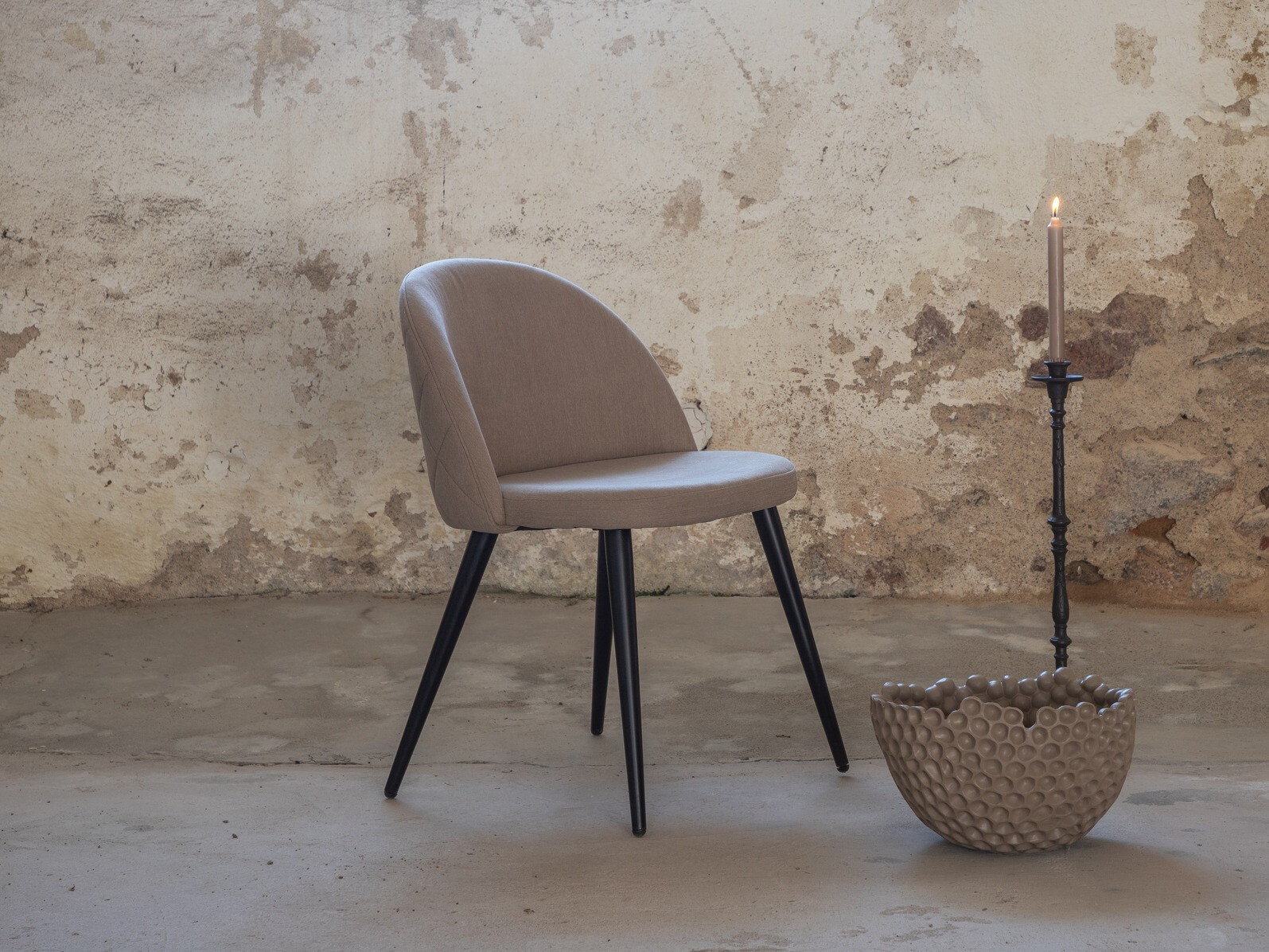 Stóll Dallas 2640 (Beige + Svartur)