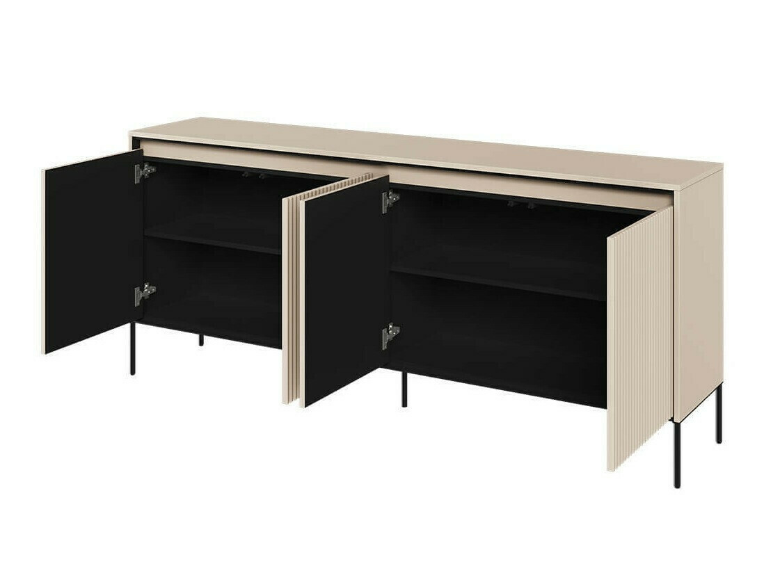 Stofusett Fernolu 112 (Beige + Svartur)
