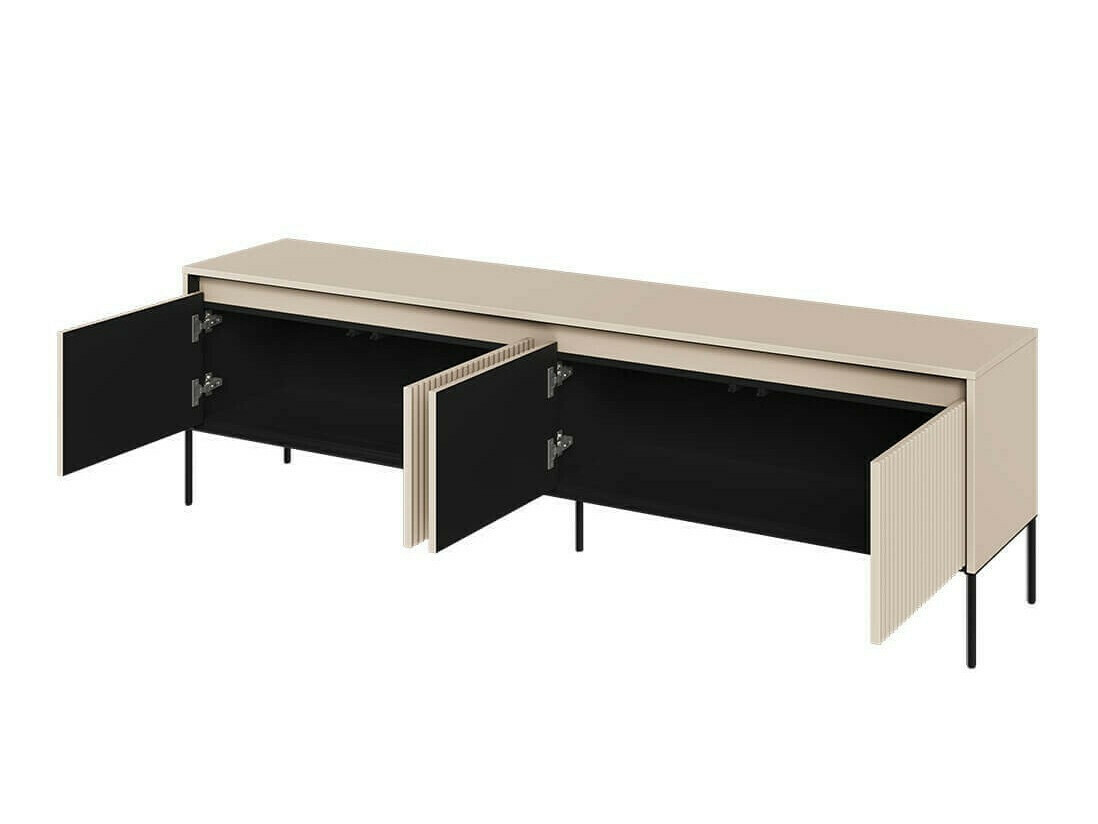 Stofusett Fernolu 112 (Beige + Svartur)