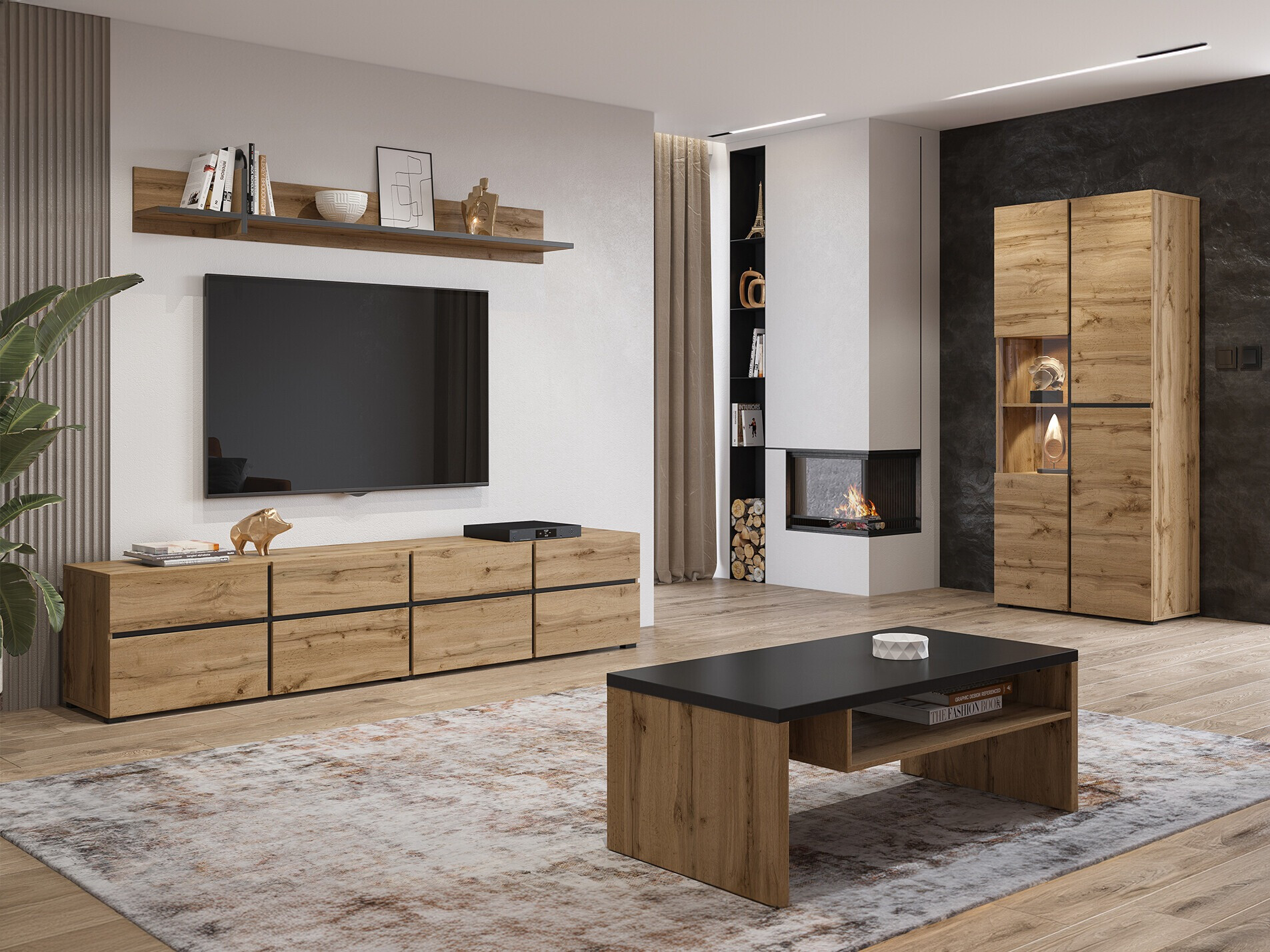Stofusett Alfere 117 (Wotan-eik)