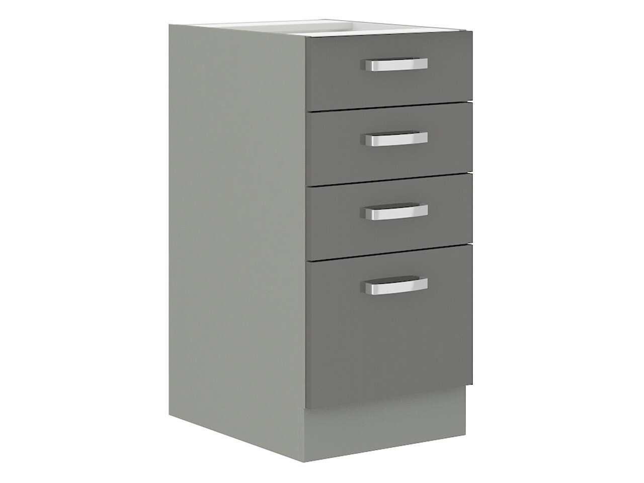 Skápaeining með skúffum Multi Grey 122