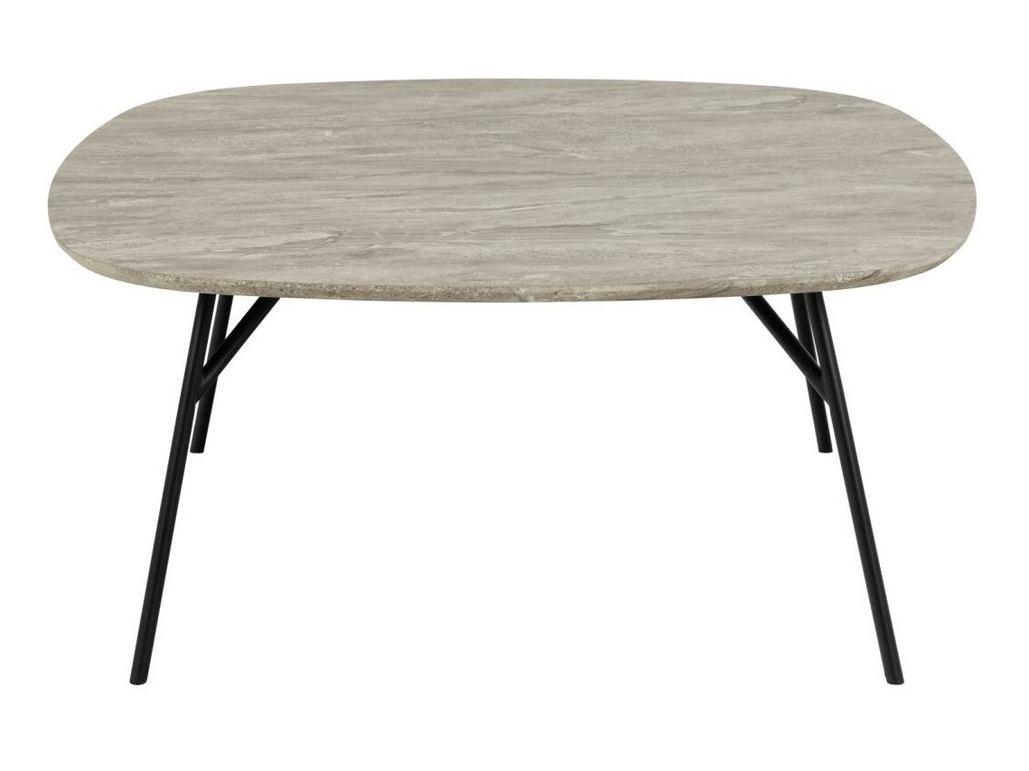 Sófaborð Norsica 903 (Svartur + Grár marmari)
