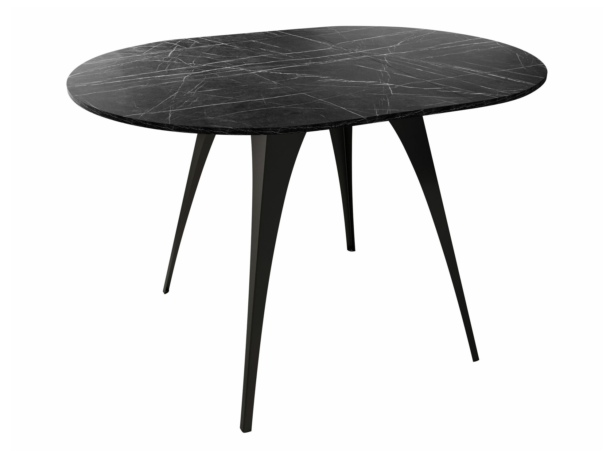 Borð Oswego 132 (Svartur marmari)