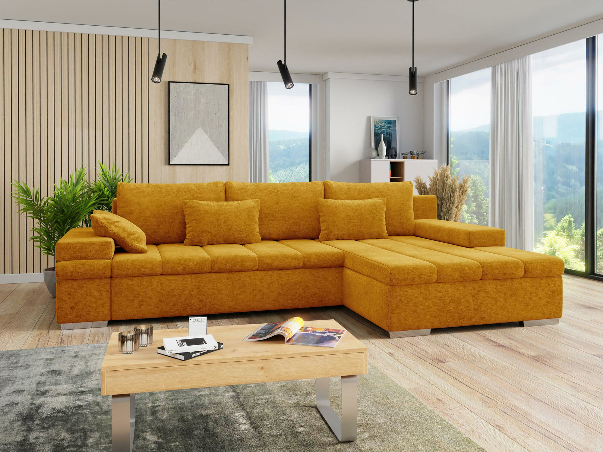 Horn­sófi Comfivo Olivetum II (Wave 05)